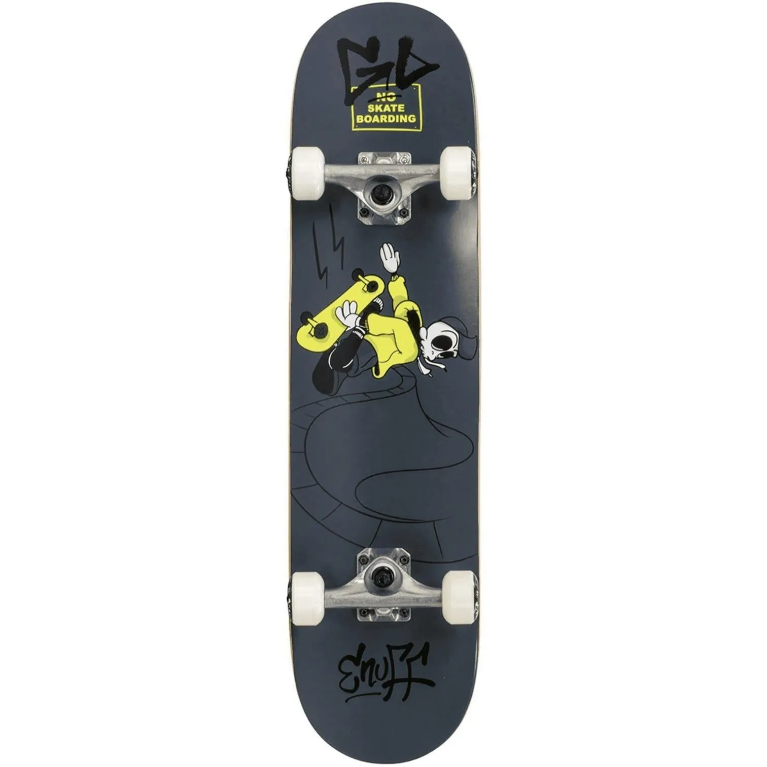 Enuff Skully Factory Complete Skateboard Black 7.75 x 31.5
