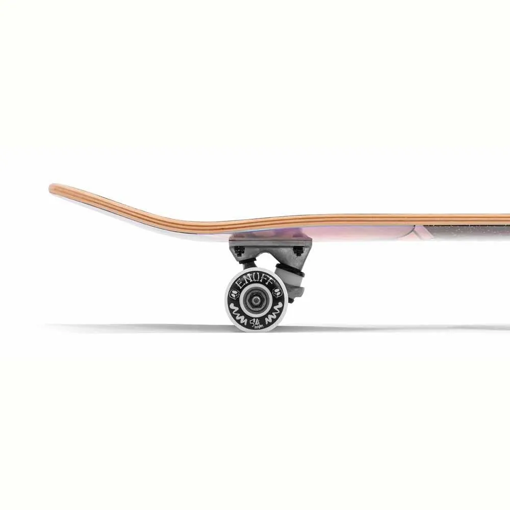 Enuff Skully Hologram Factory Complete Skateboard Black 7.75