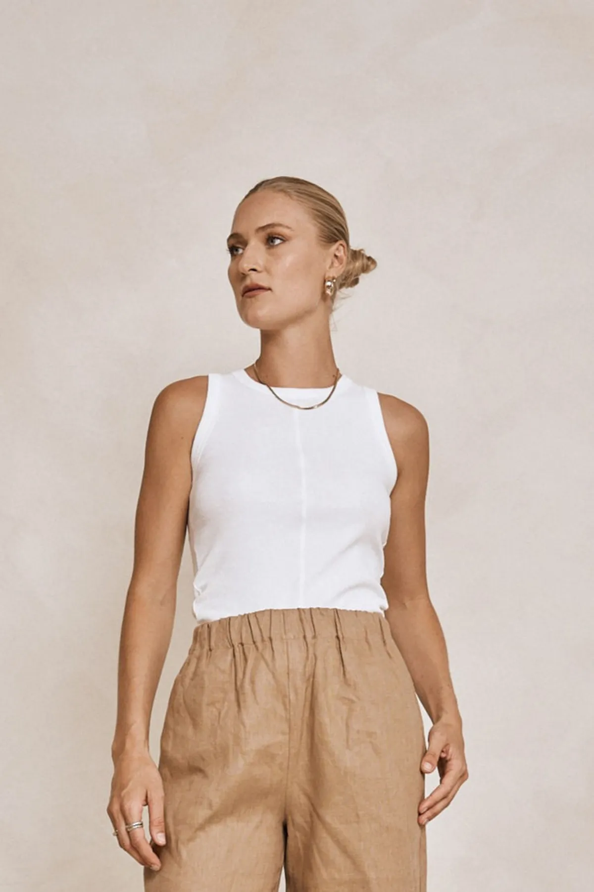 Essential Linen Shorts - Latte