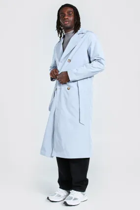 Extra Longline Double Breasted Trench Coat