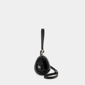 Faberge Micro Egg  Clutch - Simone Rocha - Black - Plexiglas