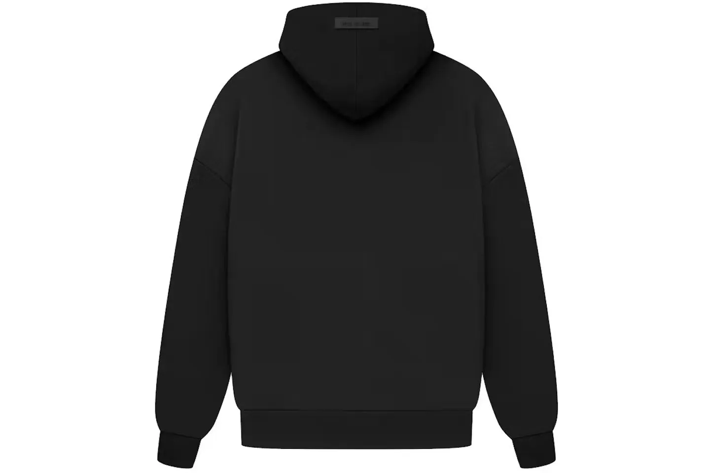 Fear of God Essentials Essential Arched Logo Hoodie Jet Black