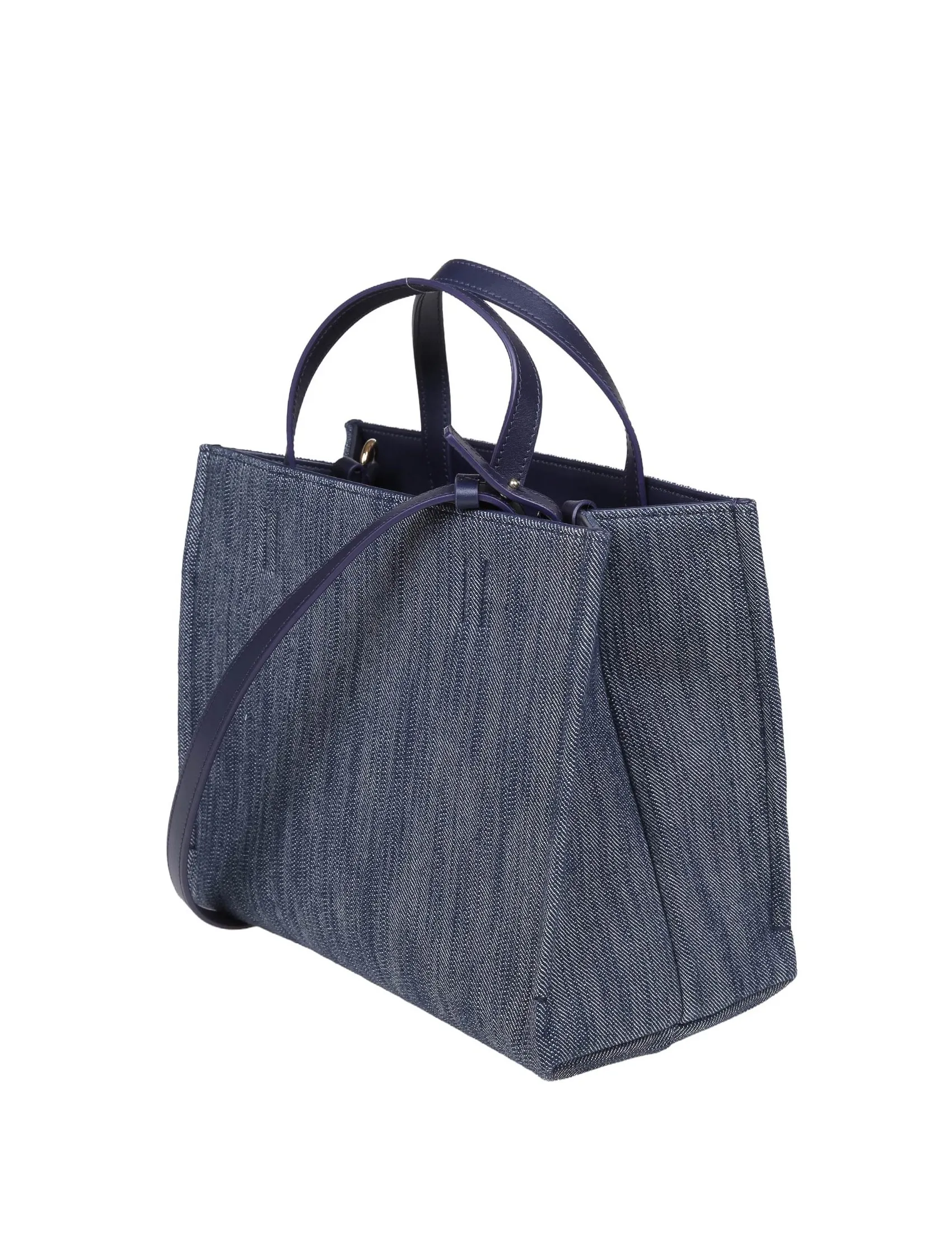 FERRAGAMO TOTE BAG (S) IN DENIM WITH LOGO