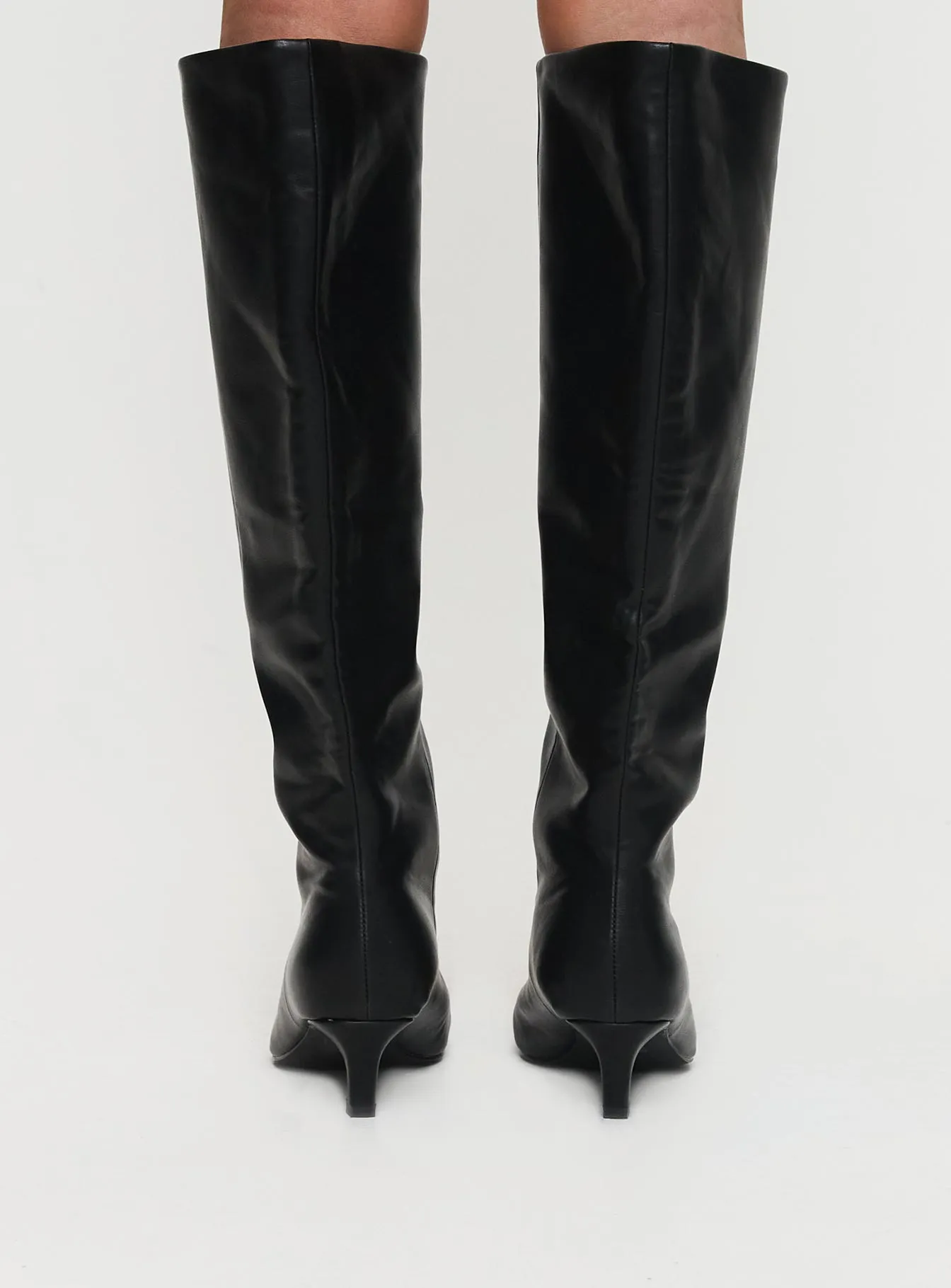 Flaura Knee High Boots Black