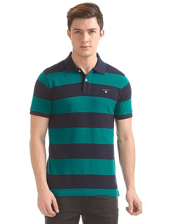 Gant Barstripe Pique Rugger Polo