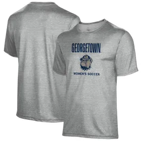 Georgetown Hoyas Gray Women's Soccer Name Drop T-Shirt
