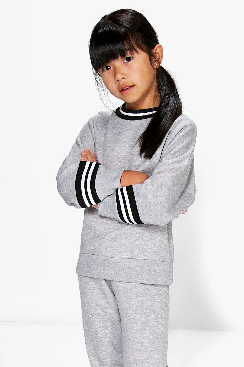 Girls Oversized Sports Sweat Sweater