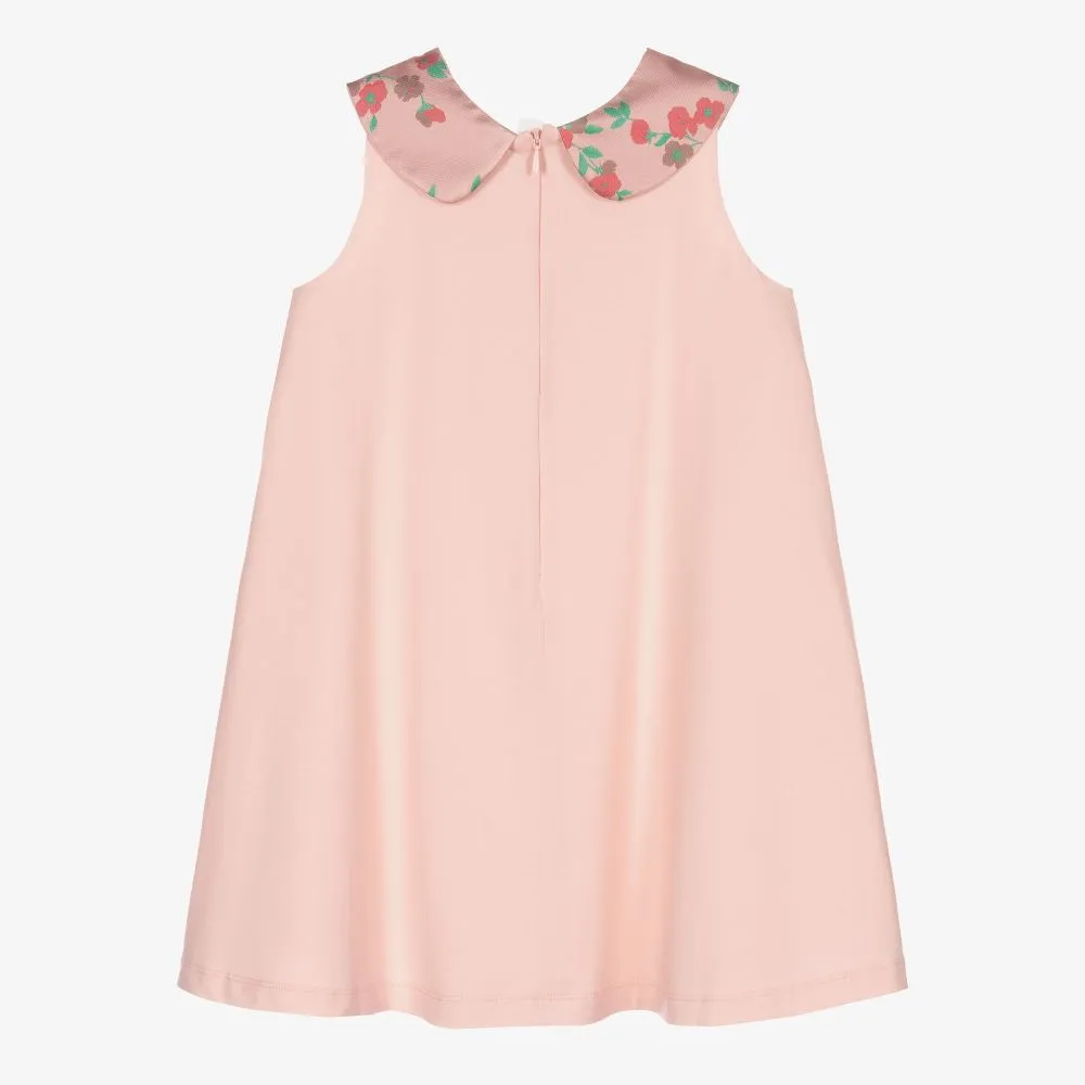 Girls Pink Jersey Dress