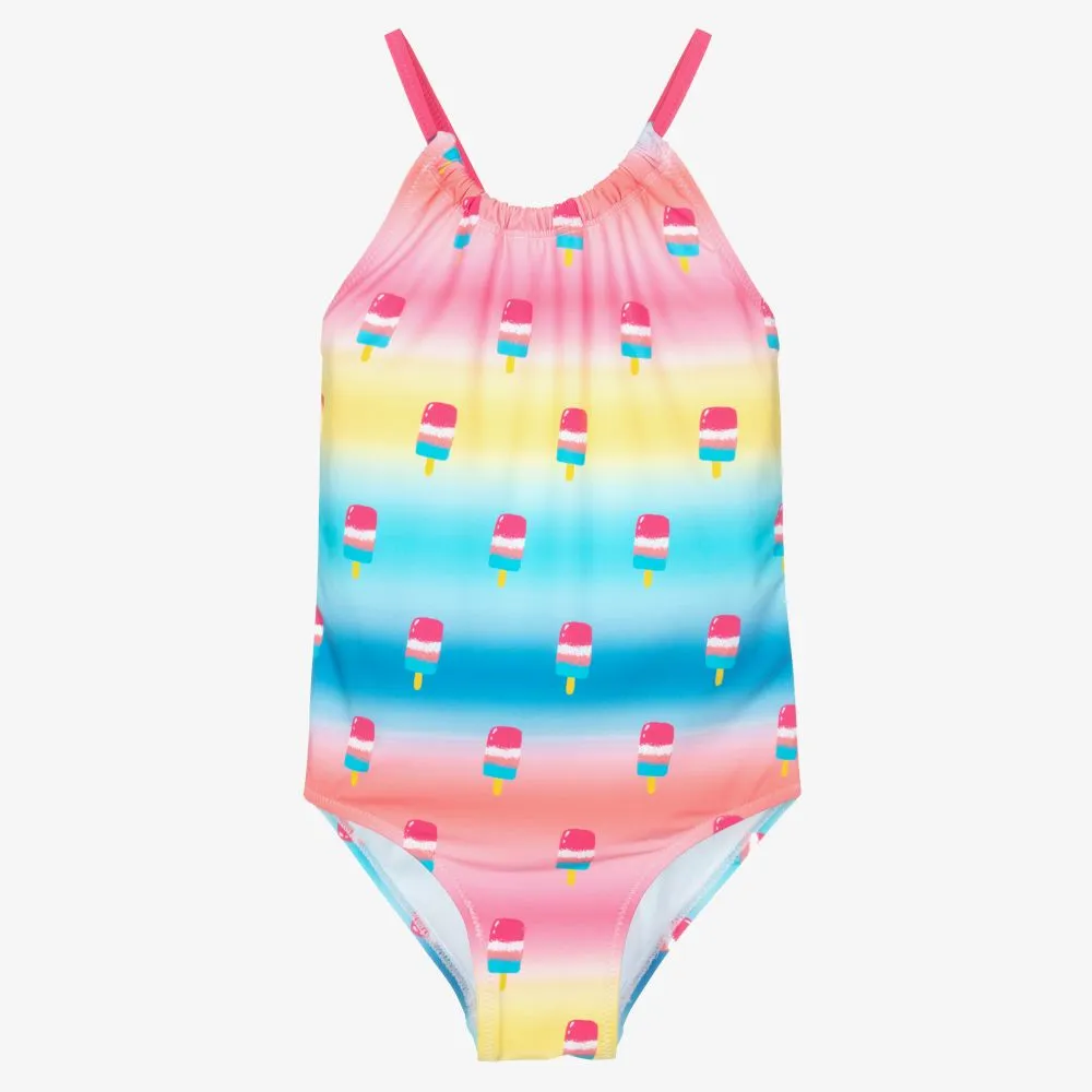 Girls Pink Swimsuit (UPF50+)