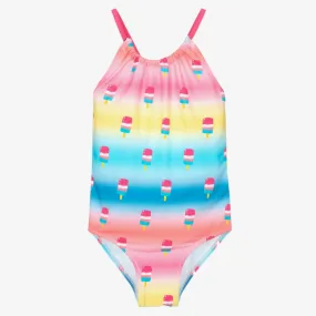 Girls Pink Swimsuit (UPF50+)