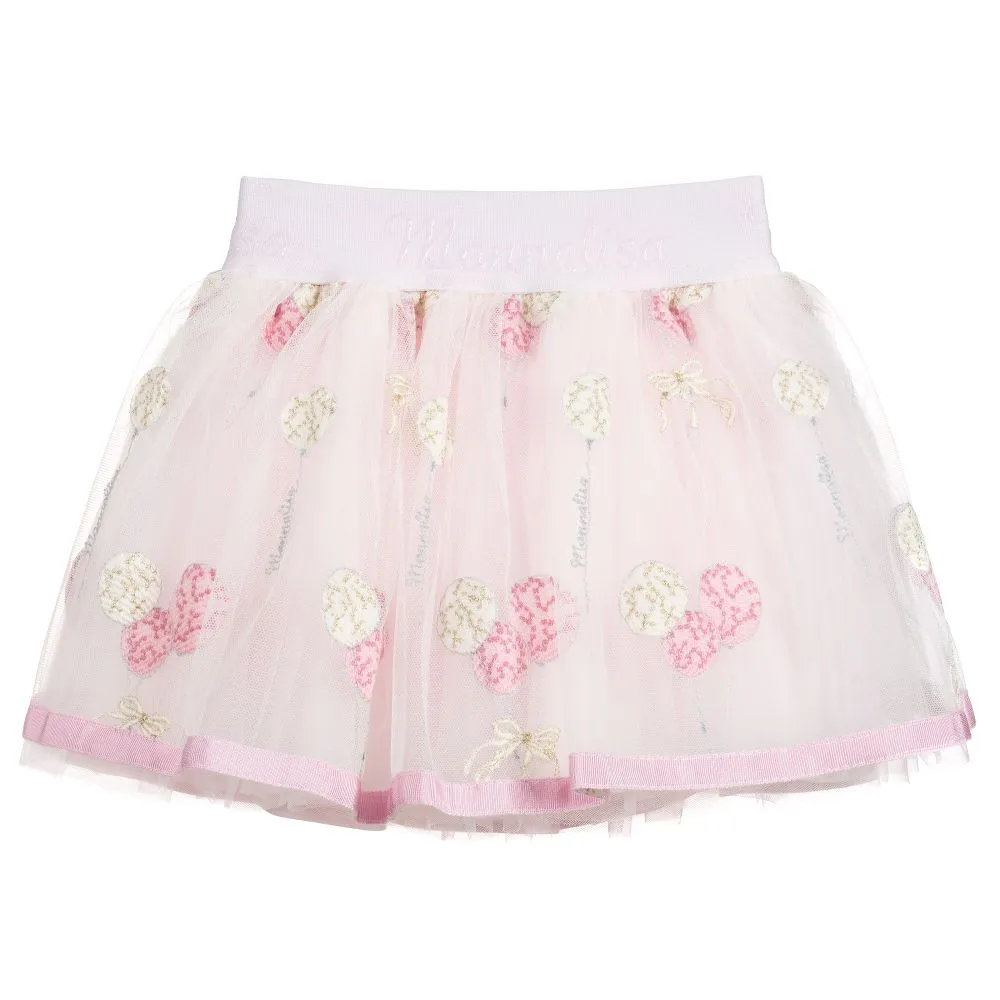 Girls Pink Tulle Skirt 