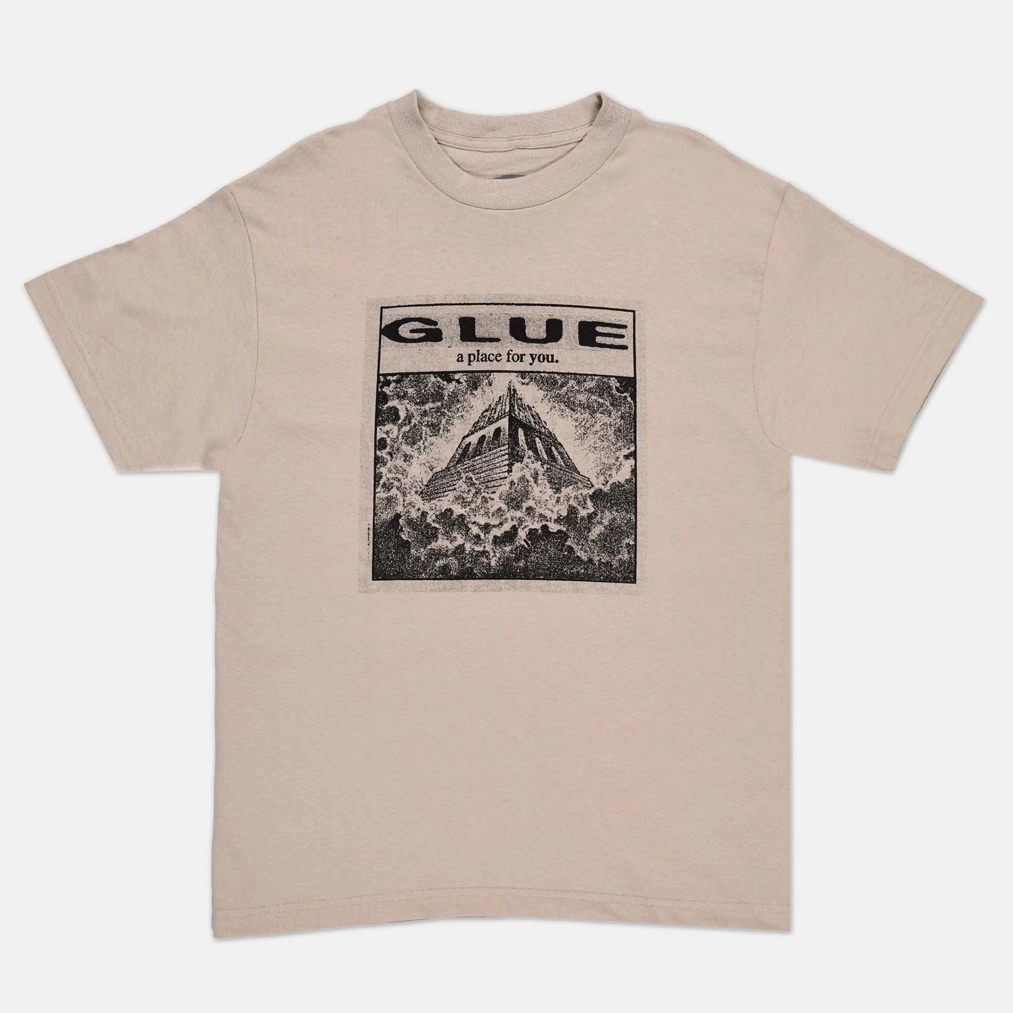 Glue Skateboards - A Place For You T-Shirt - Sand