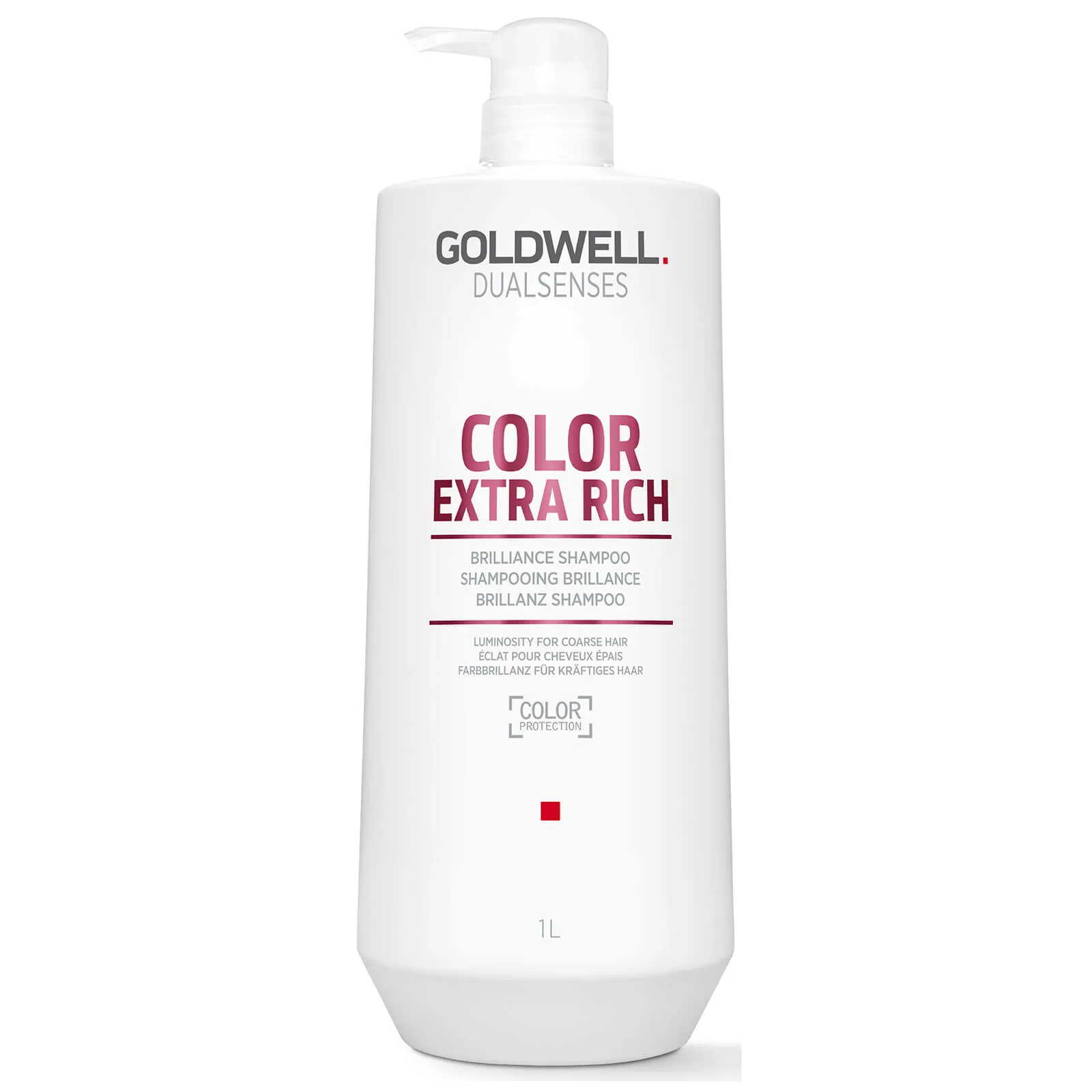 Goldwell Dualsenses Color Extra Rich Brilliance Shampoo, Anti-Colour Fading For Thick, Coarse Hair 1000ml (Worth £61.60)