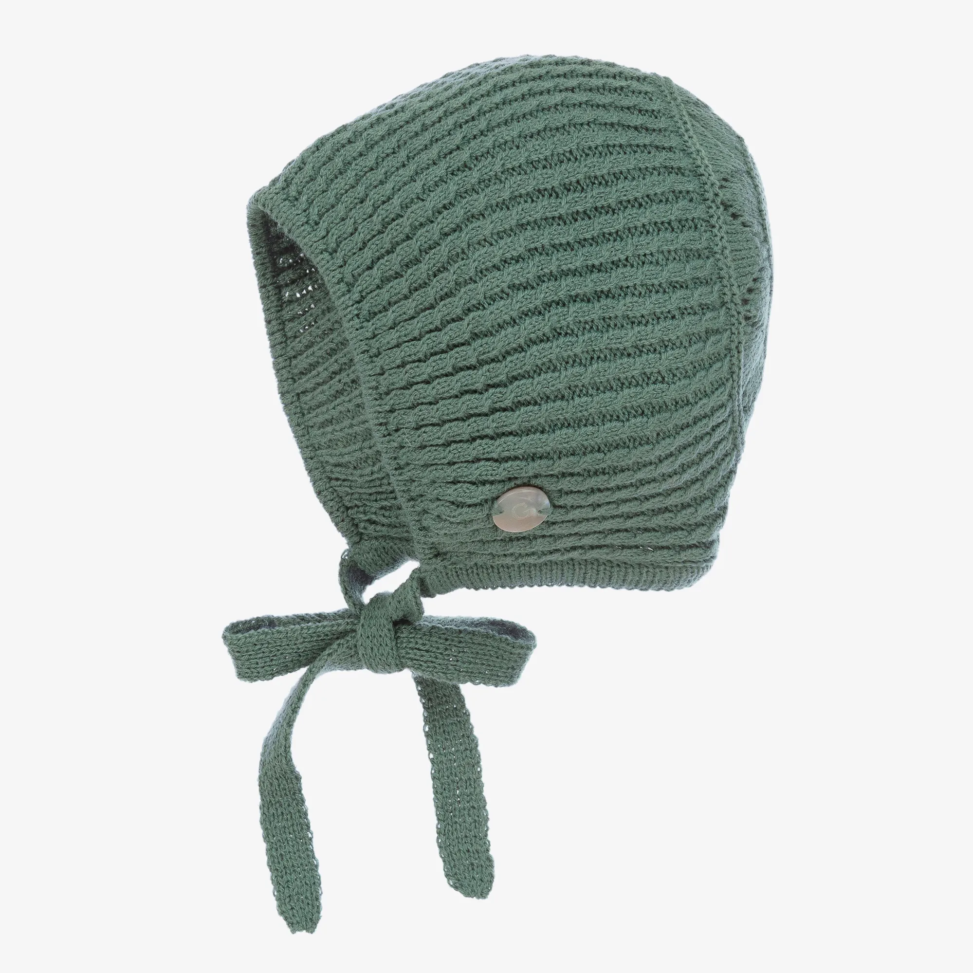 Green Knitted Bonnet