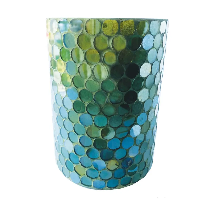 Green Mosaic Vessel