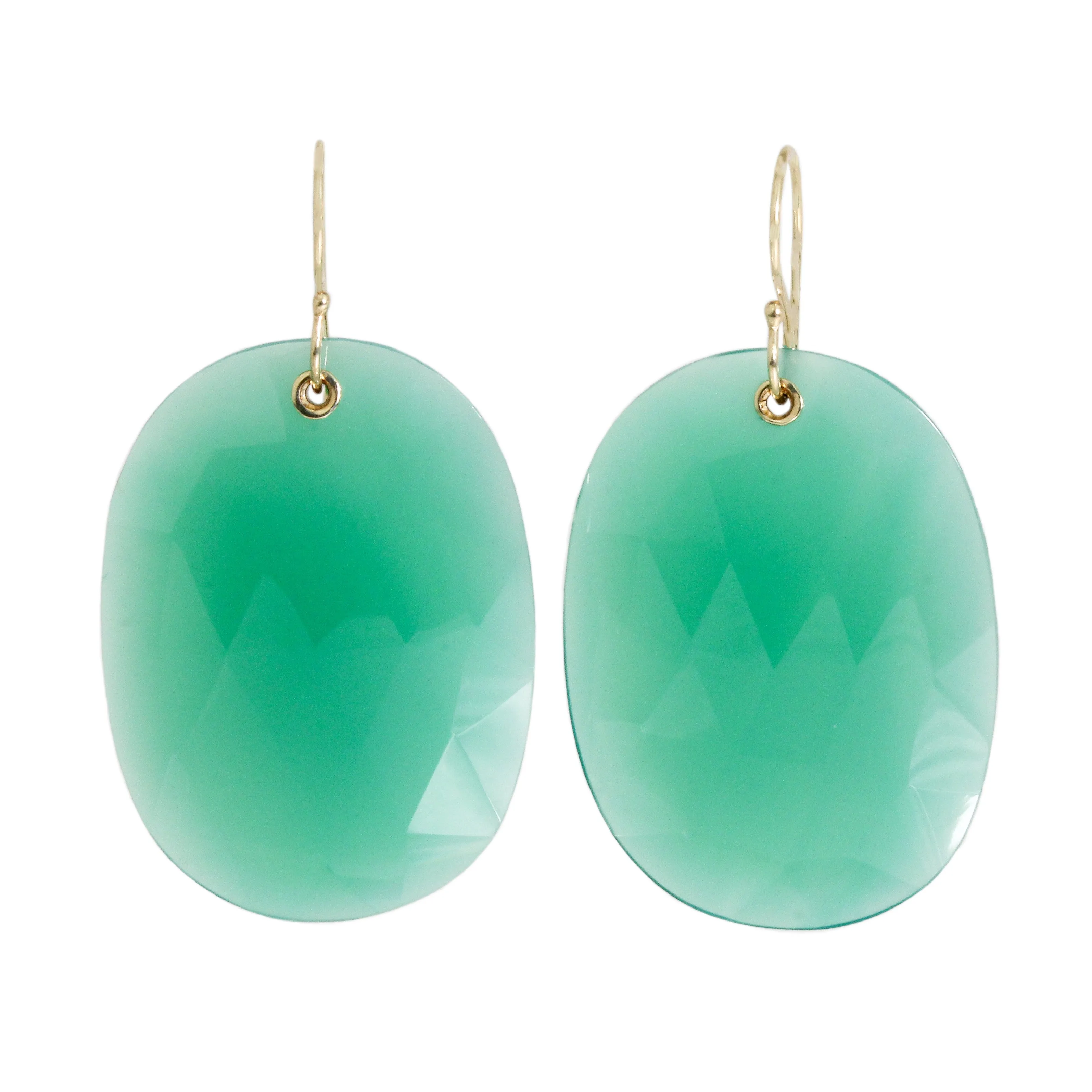 Green Onyx Earrings