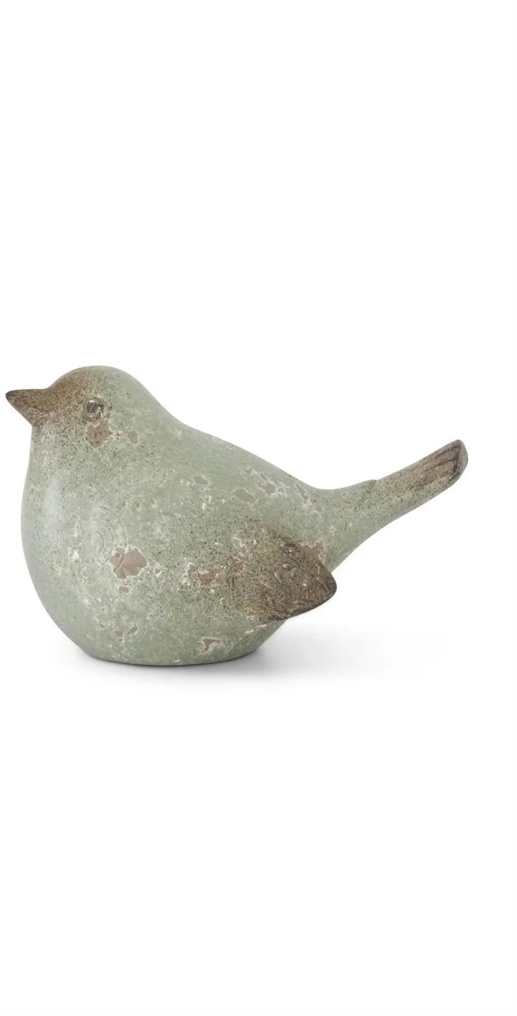 Green Terracotta Bird