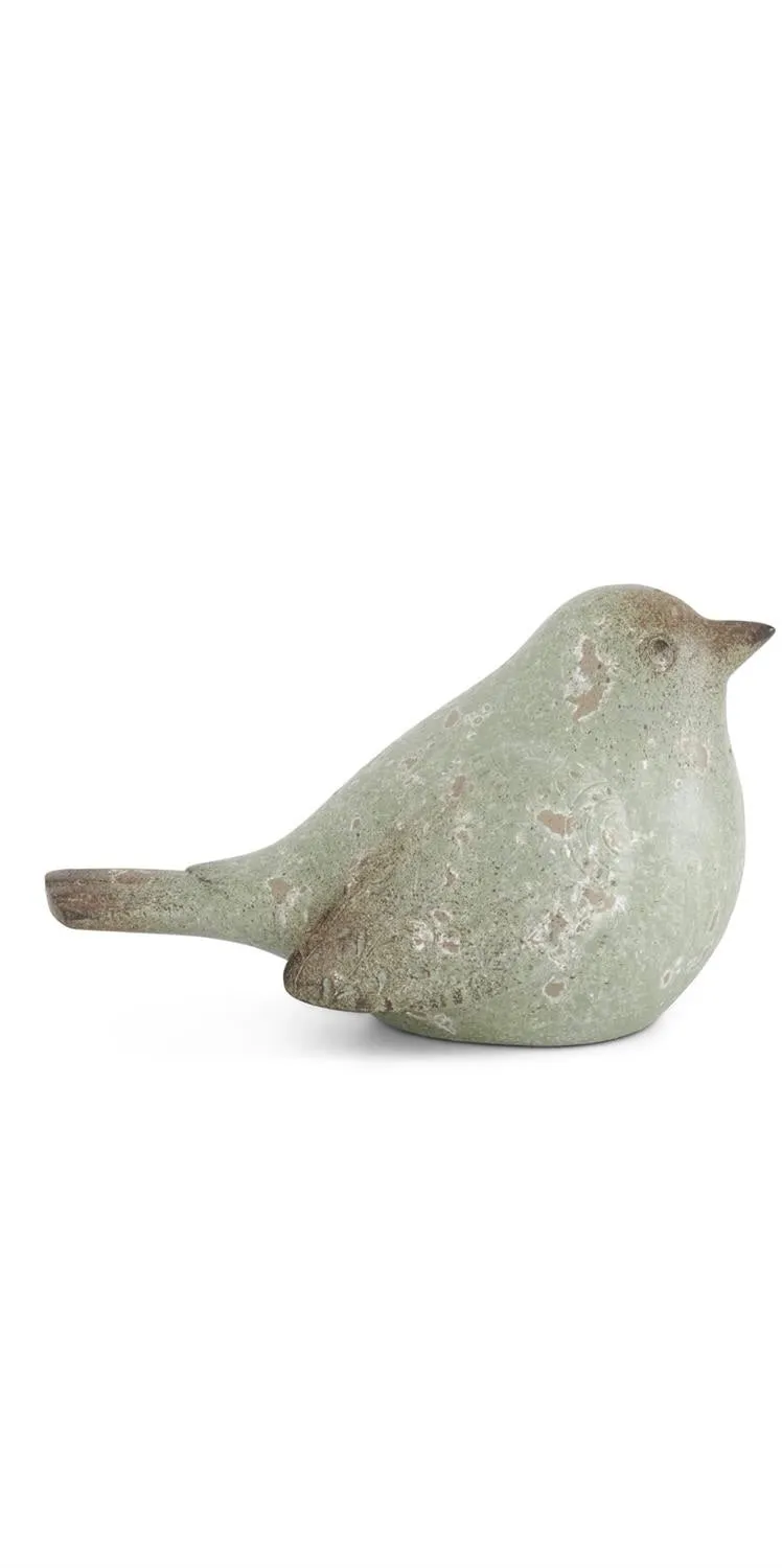 Green Terracotta Bird