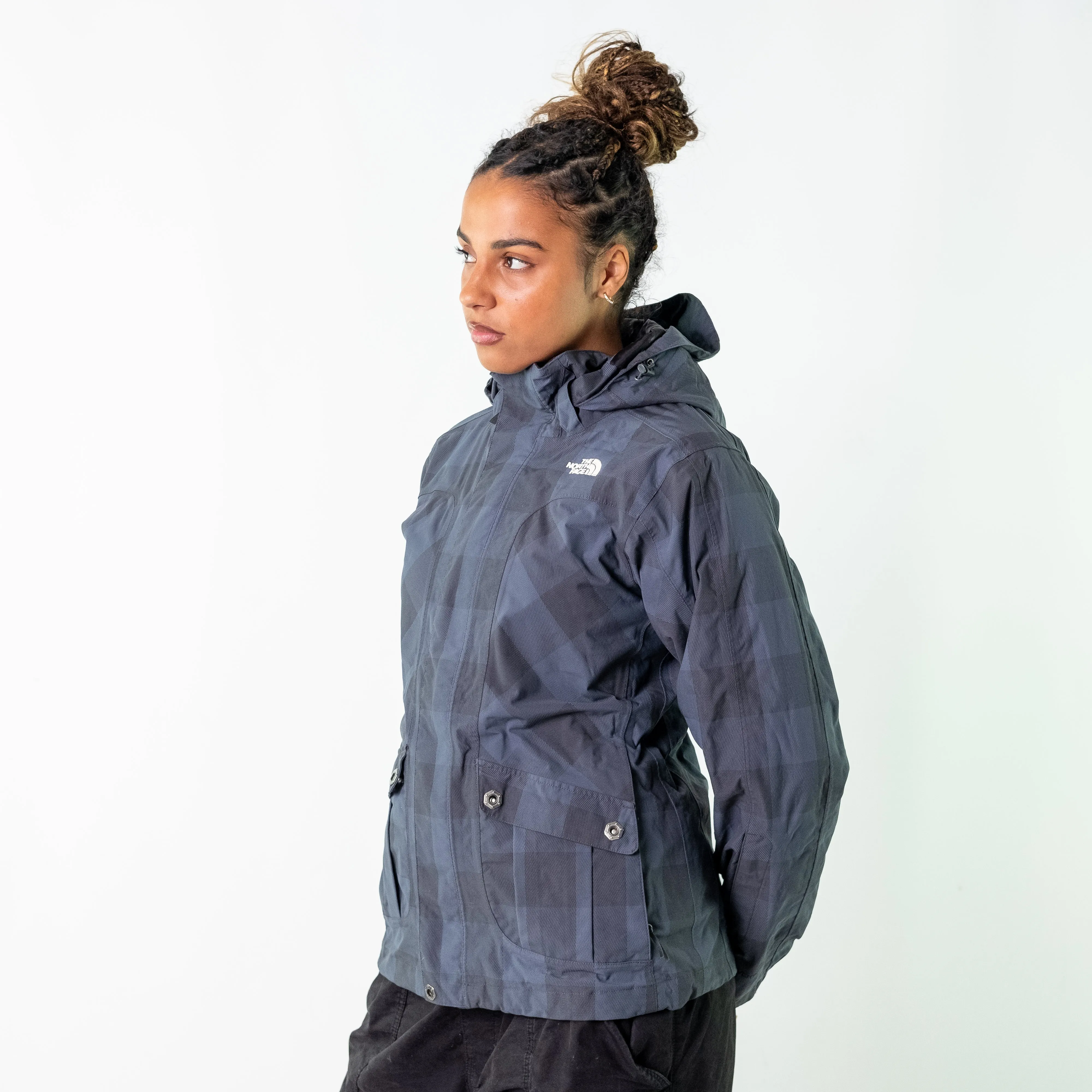 Grey 90s The North Face Light Rain Jacket (S)