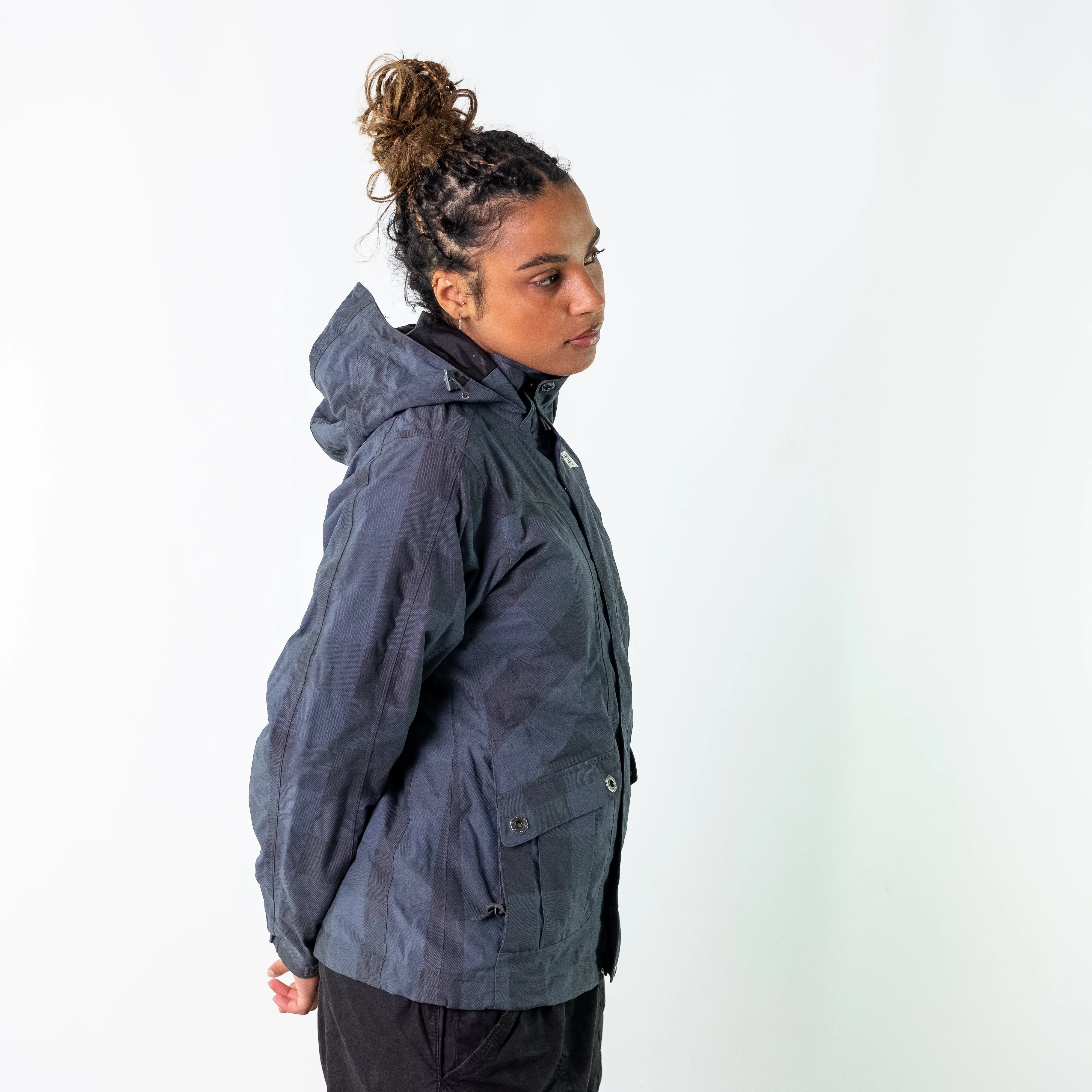 Grey 90s The North Face Light Rain Jacket (S)