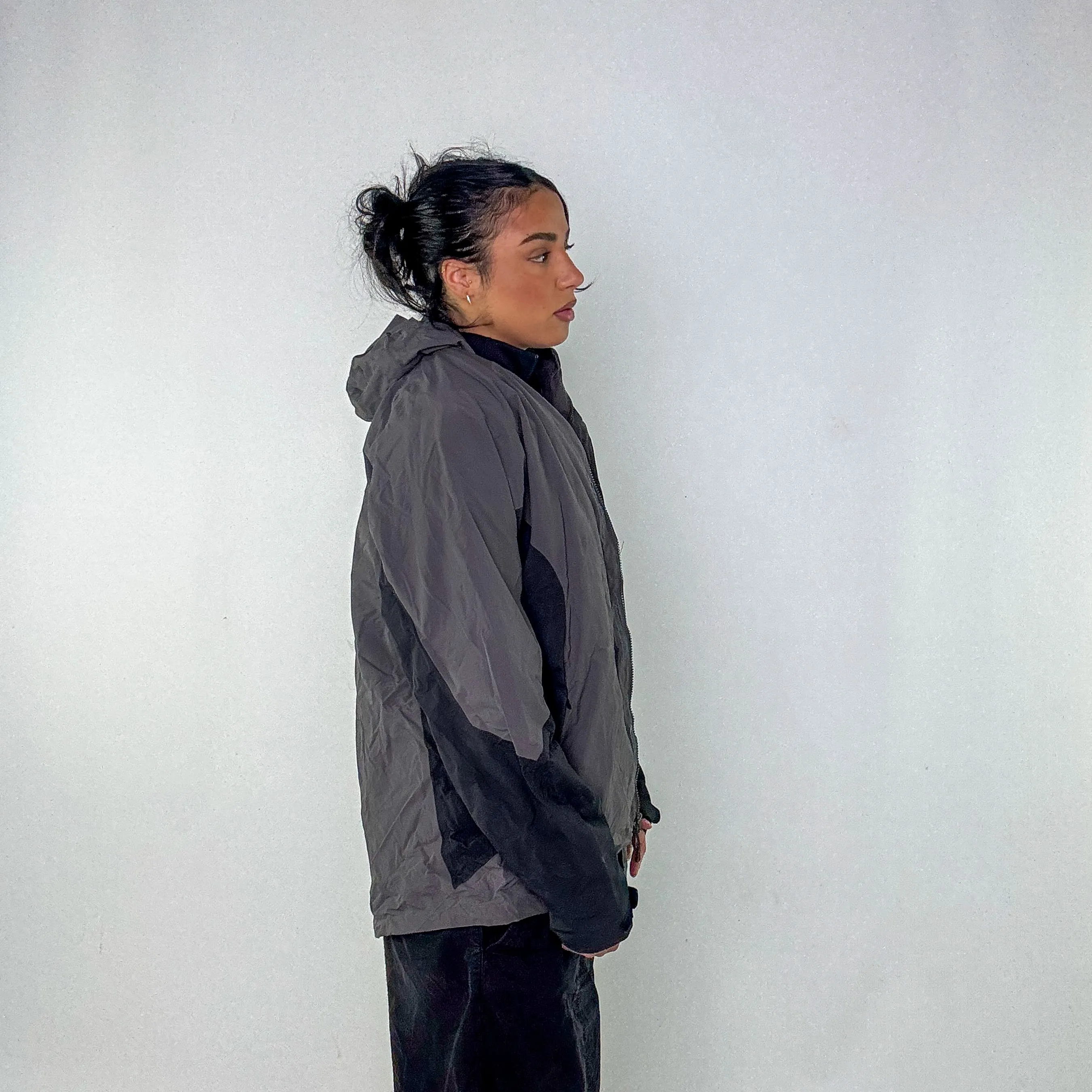 Grey y2ks The North Face Rain Jacket (L)