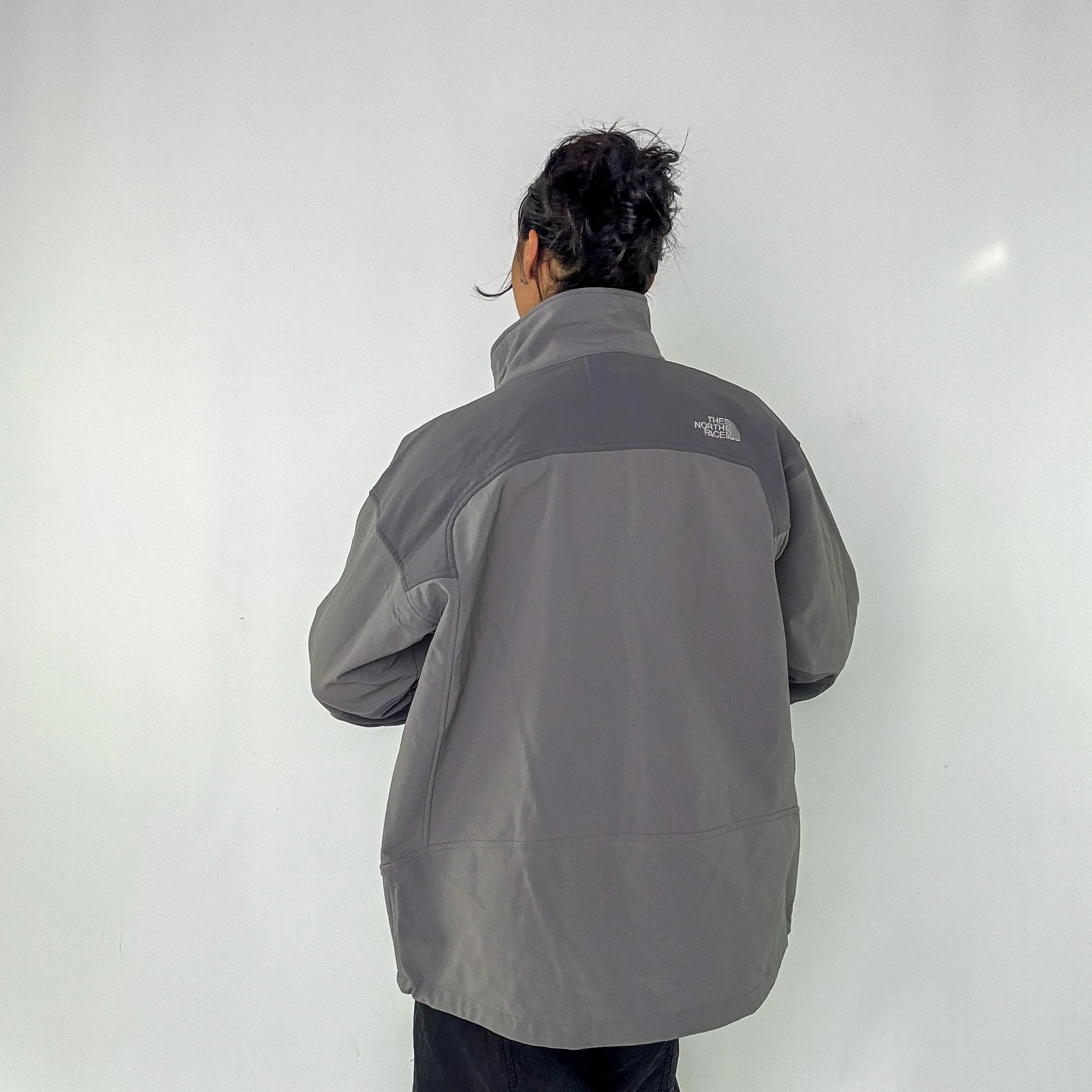 Grey y2ks The North Face Rain Jacket (XL)