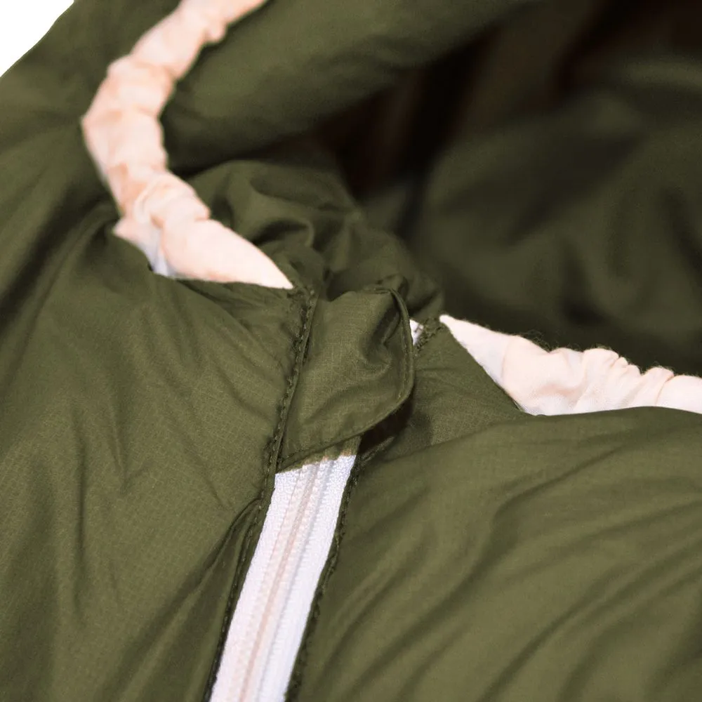 Gr\u00fcezi Bag - Biopod DownWool Ice CompostAble Sleeping Bag moss green