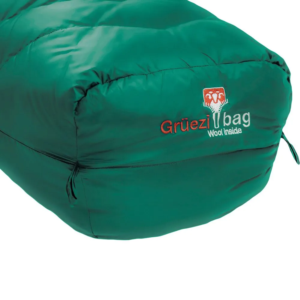 Gr\u00fcezi Bag - Biopod DownWool Subzero 200 Sleeping Bag pine green