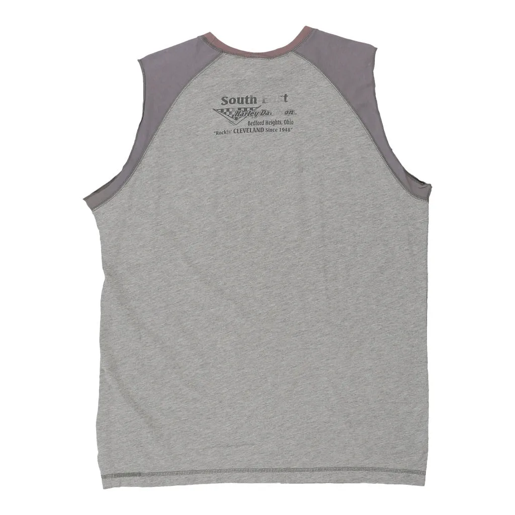Harley Davidson Graphic Vest - Medium Grey Cotton