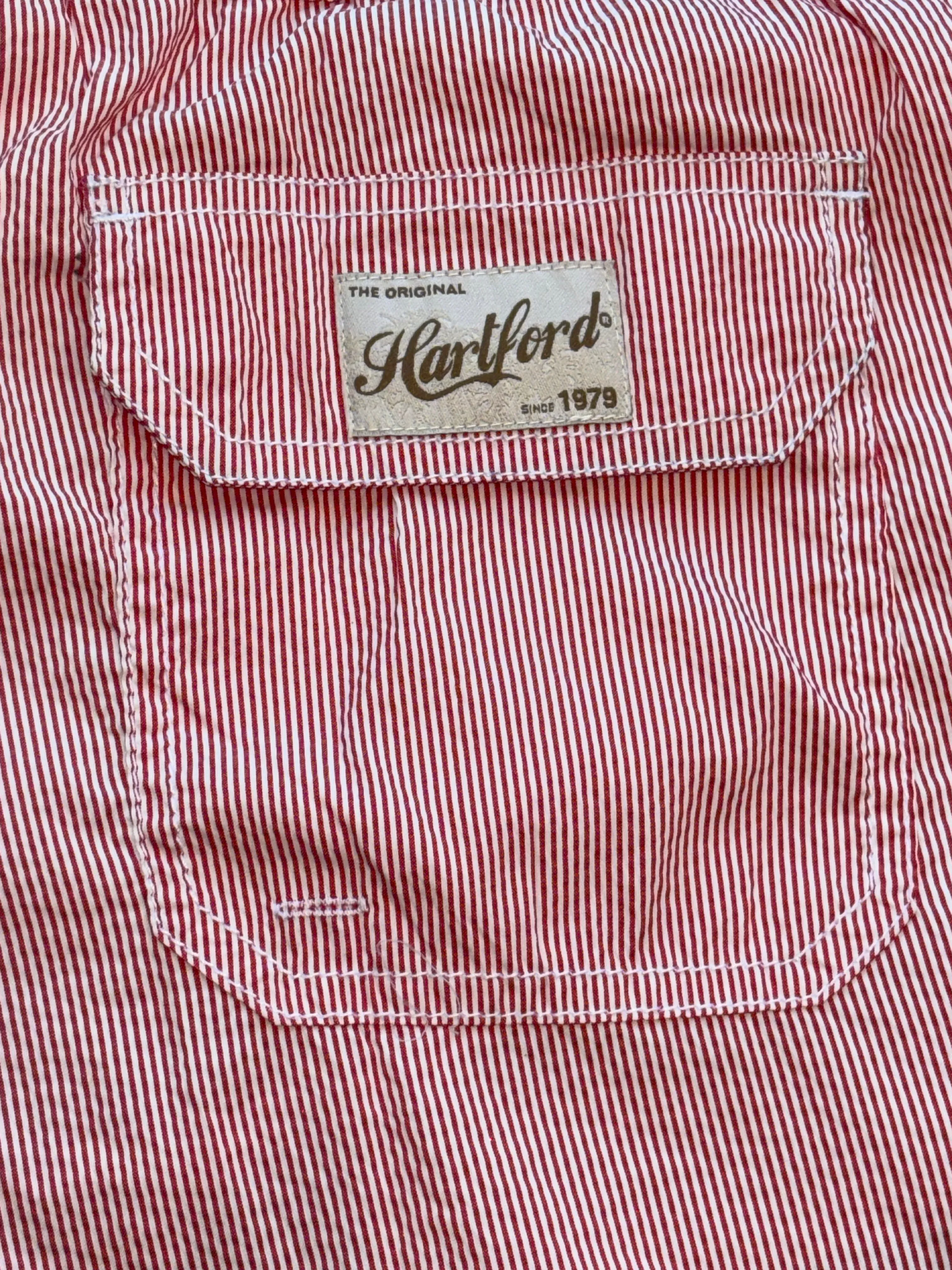 Hartford Red Pinstripe Swim