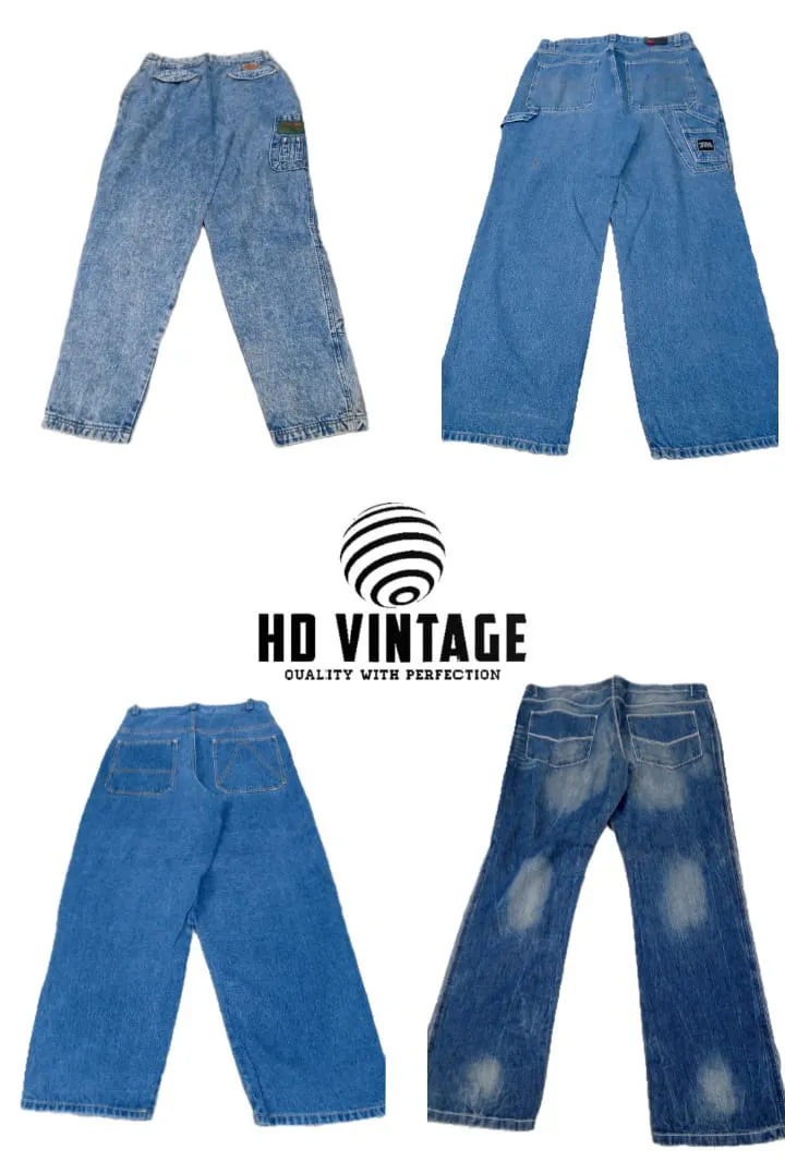 HD379 Men Designer Baggy Jeans - 20 pcs