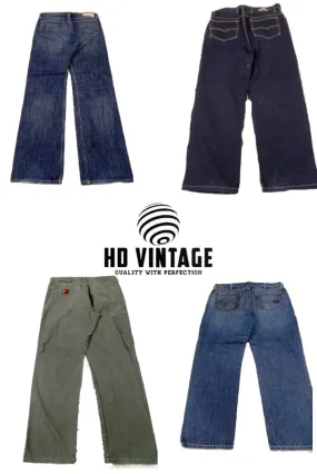 HD381 Men Designer Baggy Jeans - 22 pcs