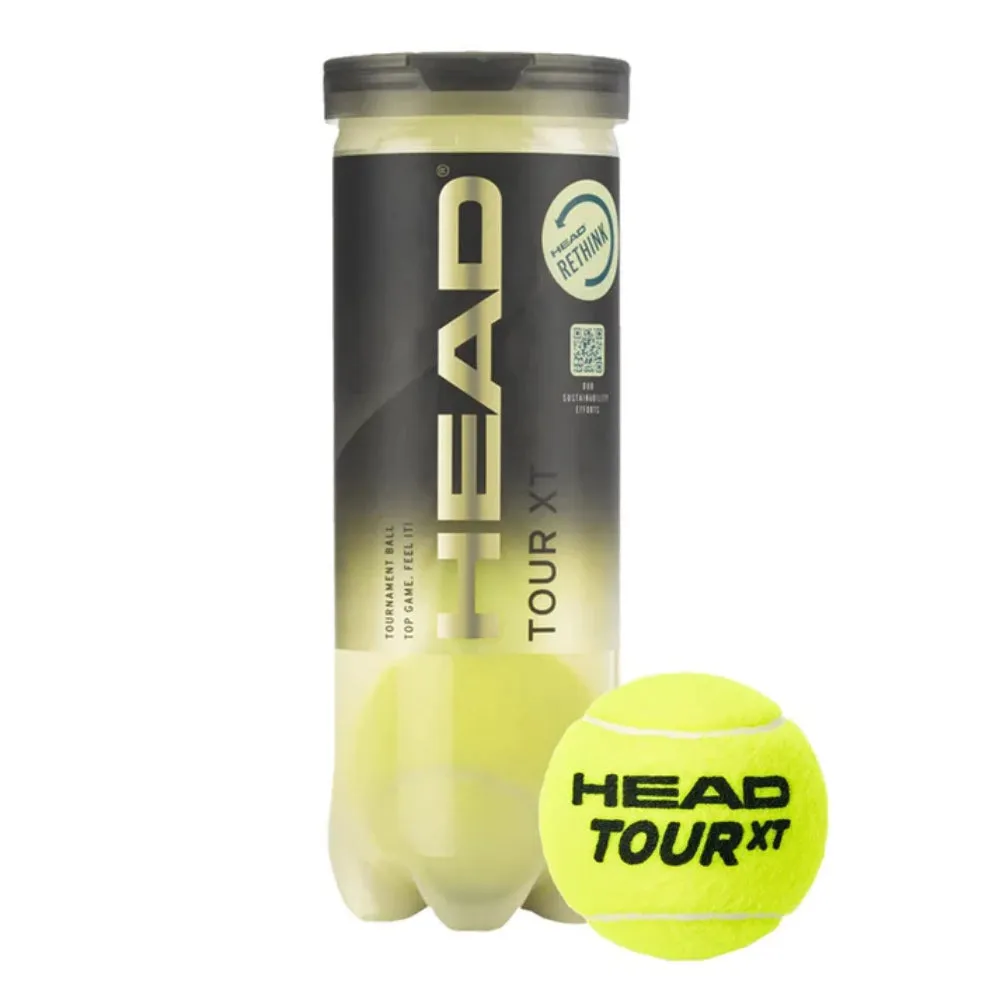 Head Tour XT Tennis Balls (Lime Yellow) (4 Cans)