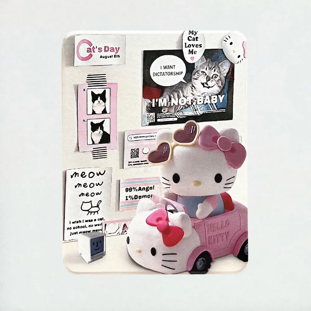 Hello Kitty Collage iPad Case