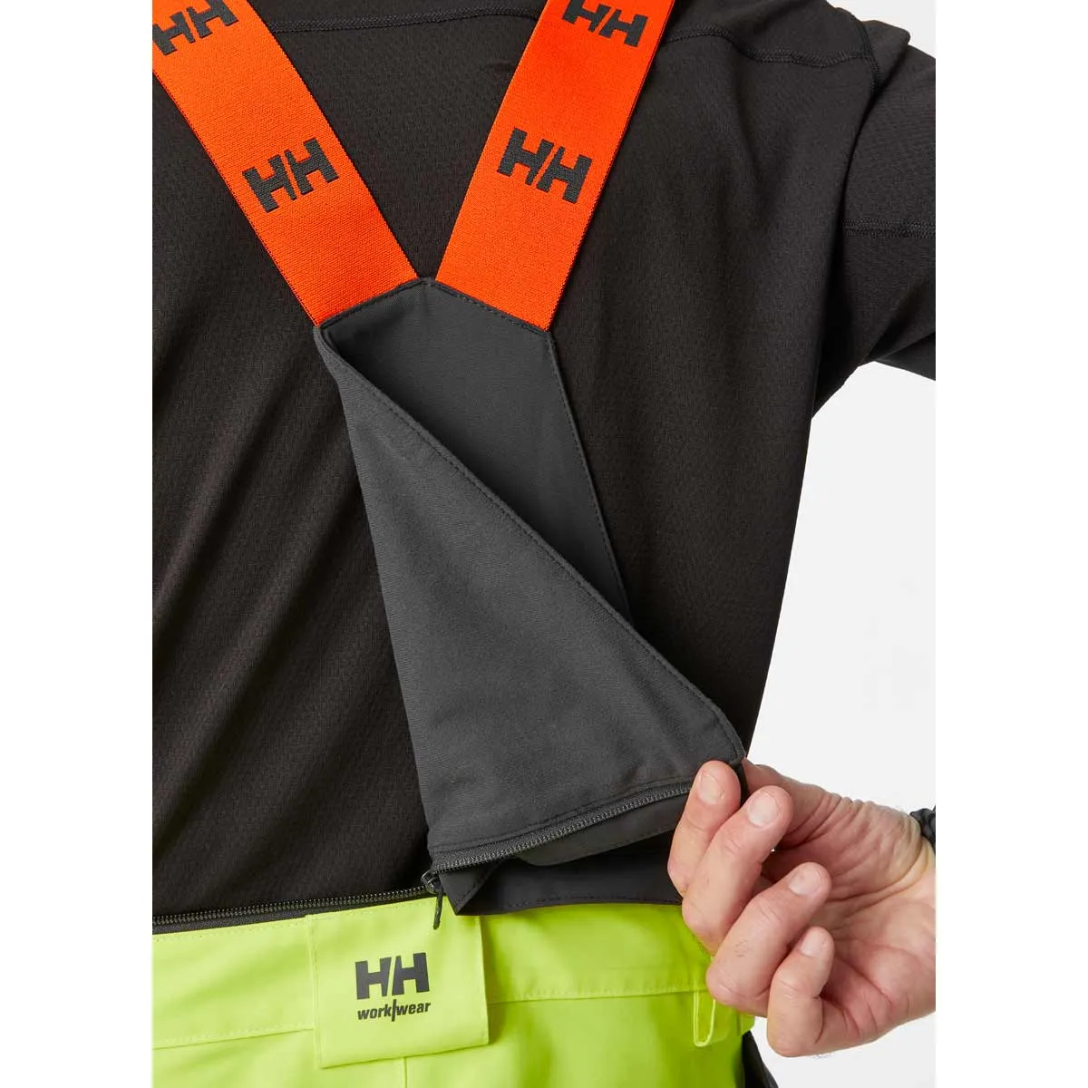 Helly Hansen Alna 2.0 Hi Vis Waterproof Shell Construction Bib Pant Class 2