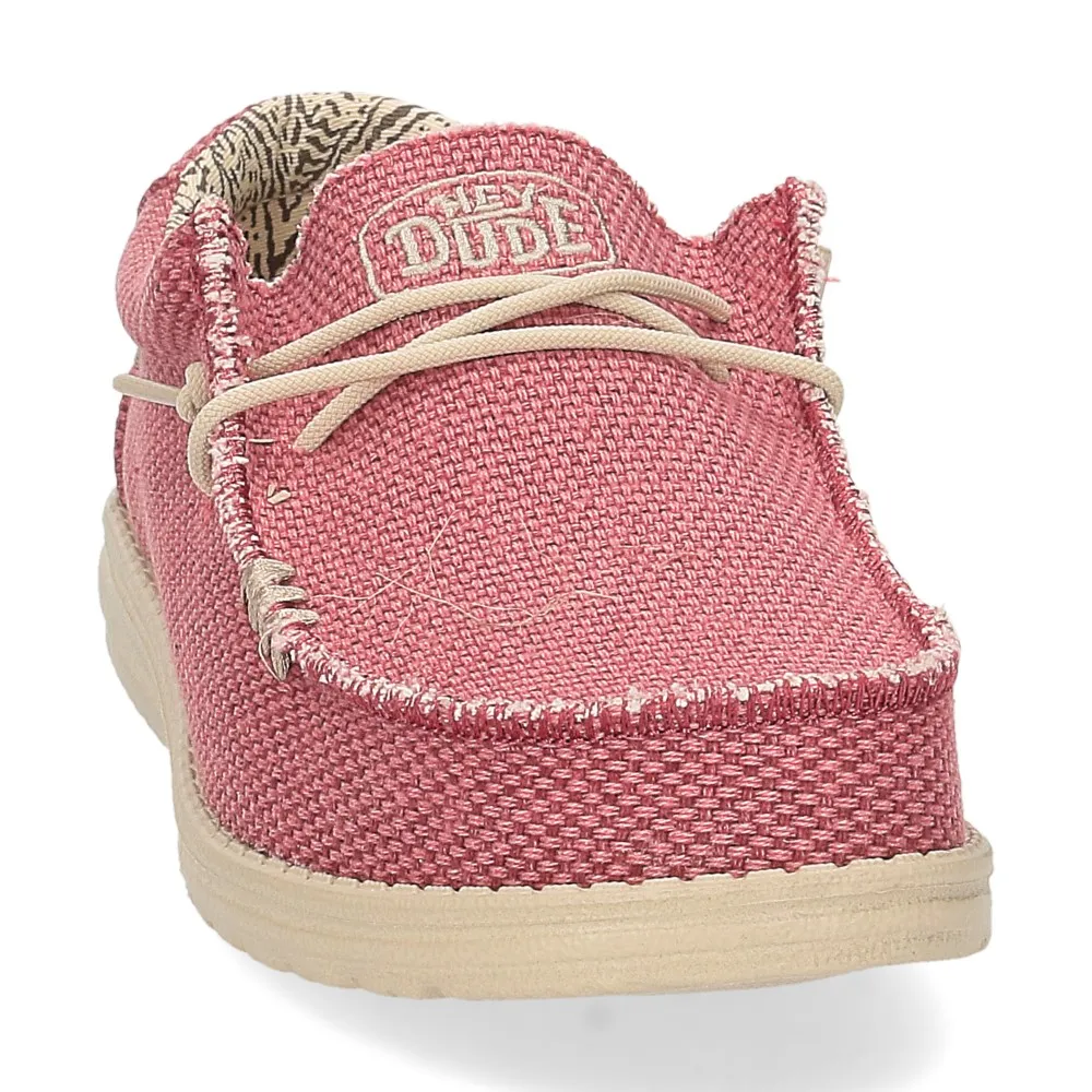 Hey Dude Wally braided pompeian red - Al Siletto | Al Siletto
