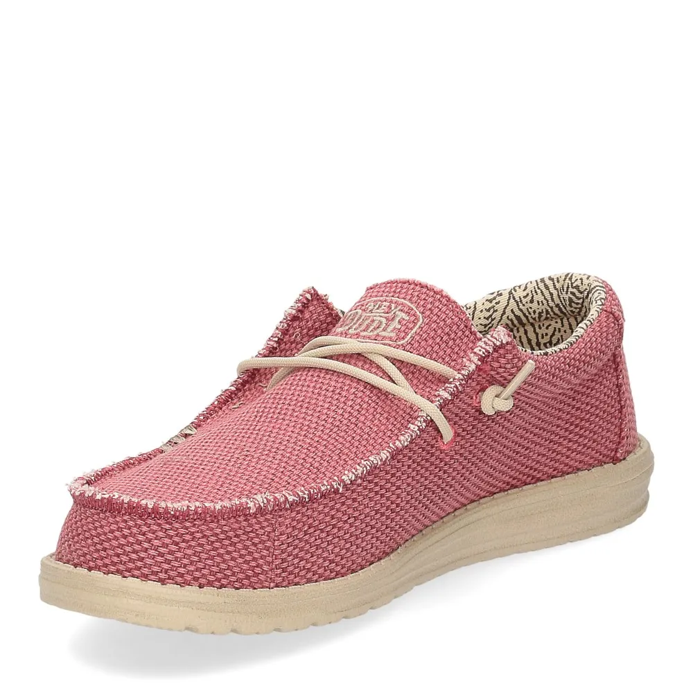 Hey Dude Wally braided pompeian red - Al Siletto | Al Siletto