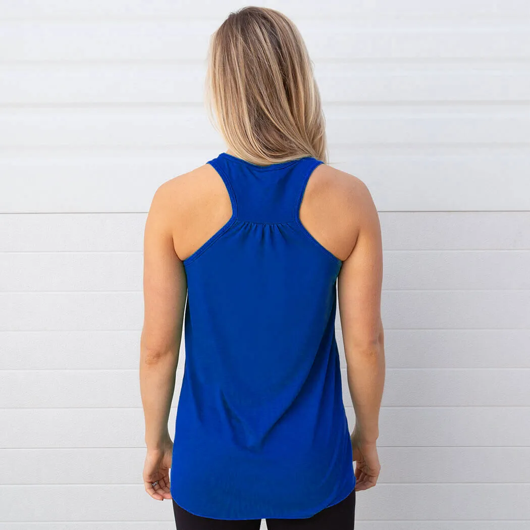 Hockey Flowy Racerback Tank Top - You Can Find Me At The Rink 