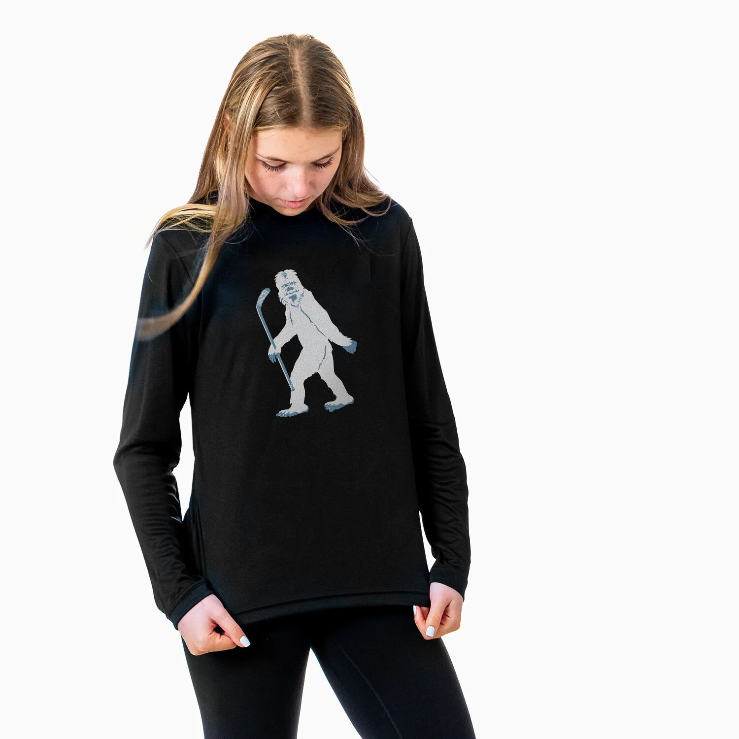 Hockey Long Sleeve Tech Tee - Yeti 
