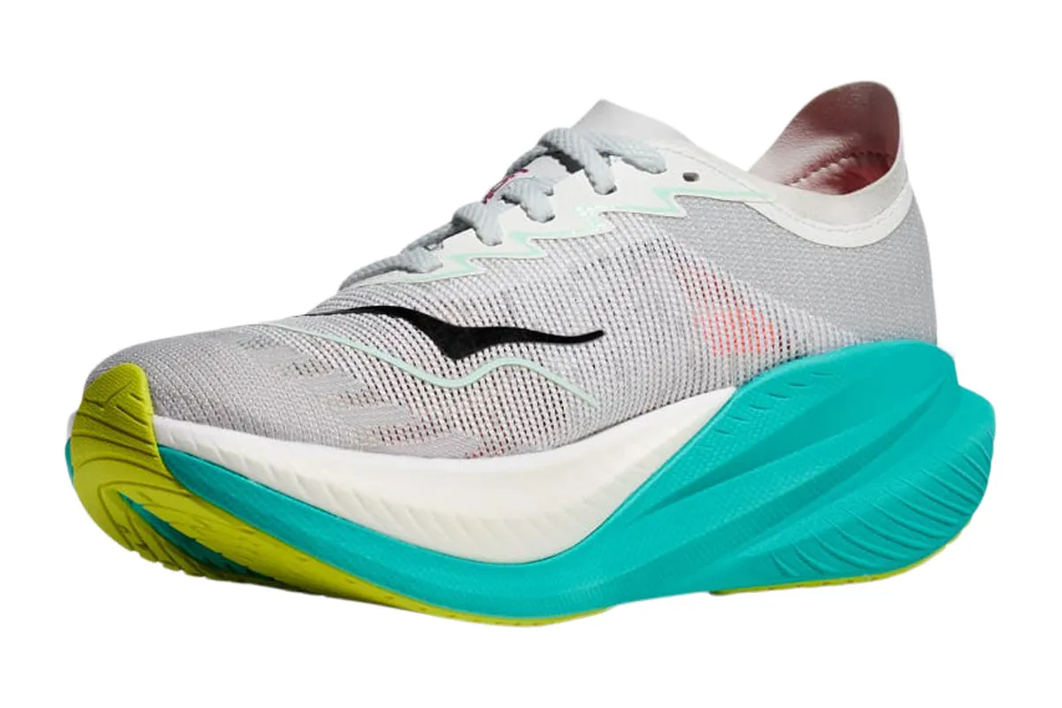 Hoka Mach X 2 B Frost/Electric Aqua Womens