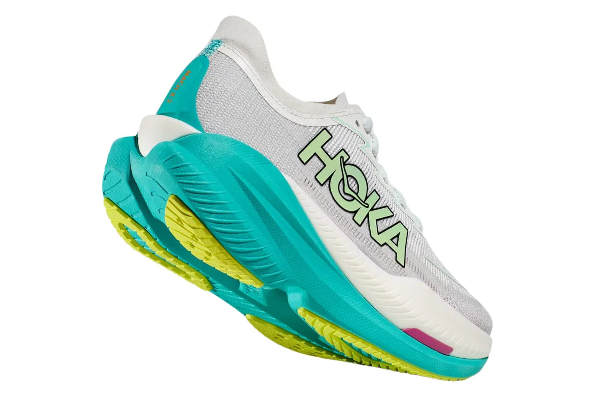 Hoka Mach X 2 B Frost/Electric Aqua Womens