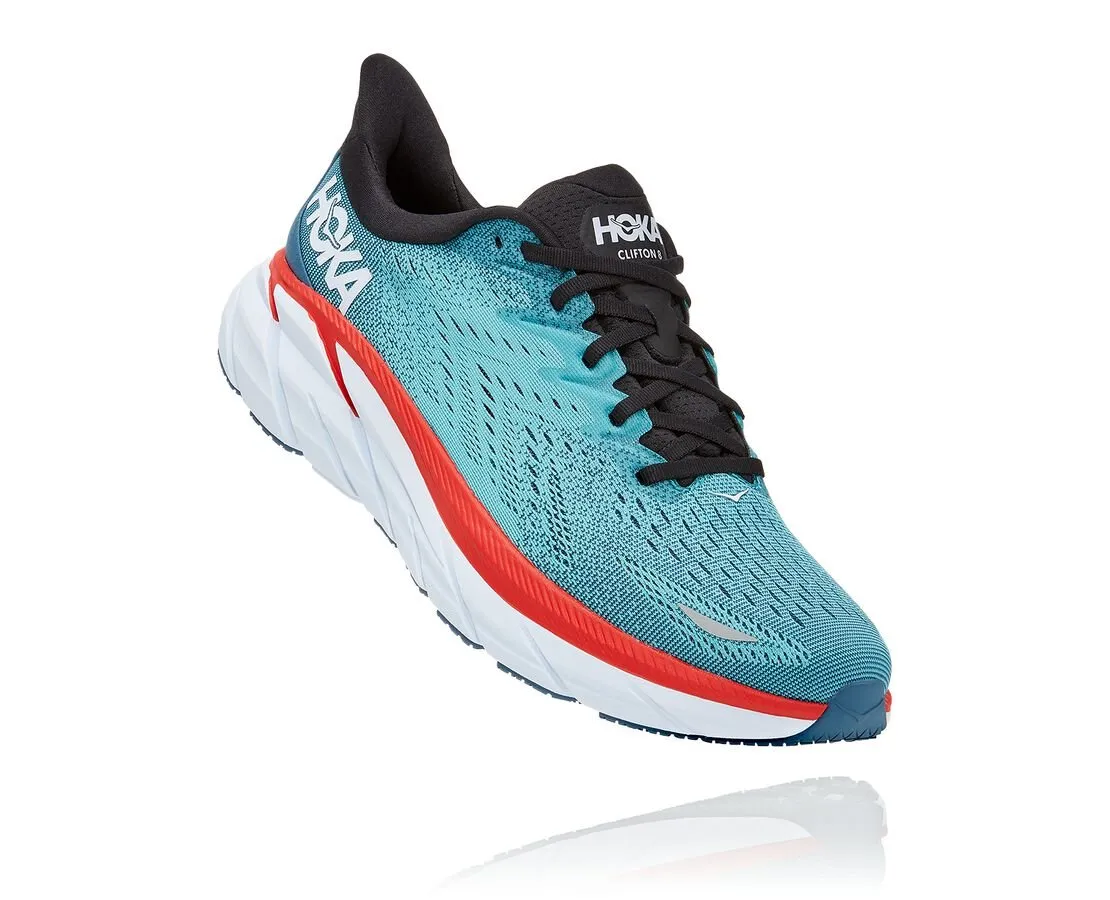 HOKA ONE Men's Clifton 8 - Real Teal/Aquarelle