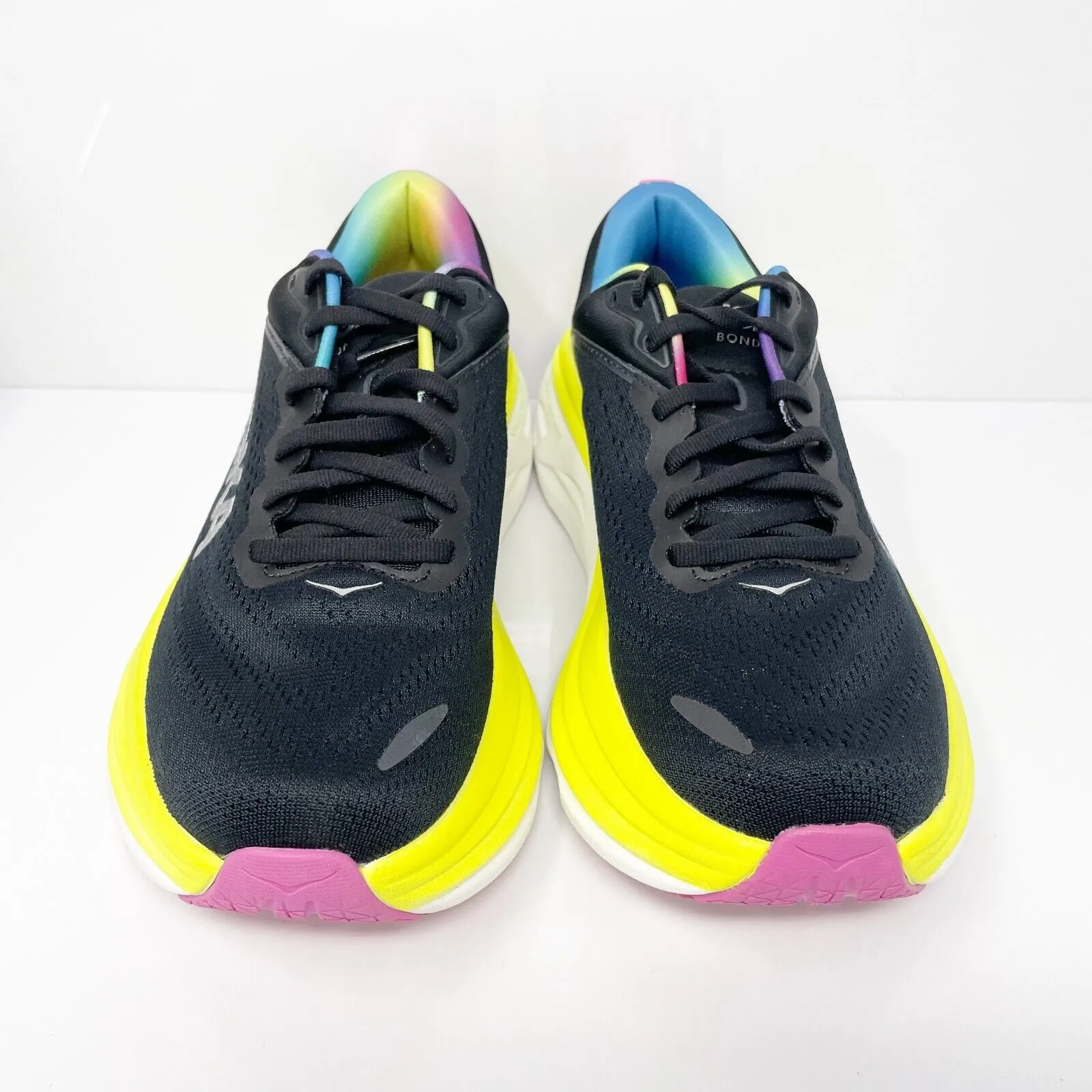 Hoka One One Womens Bondi 8 1127952 BCGL Black Running Shoes Sneakers Size 7 B