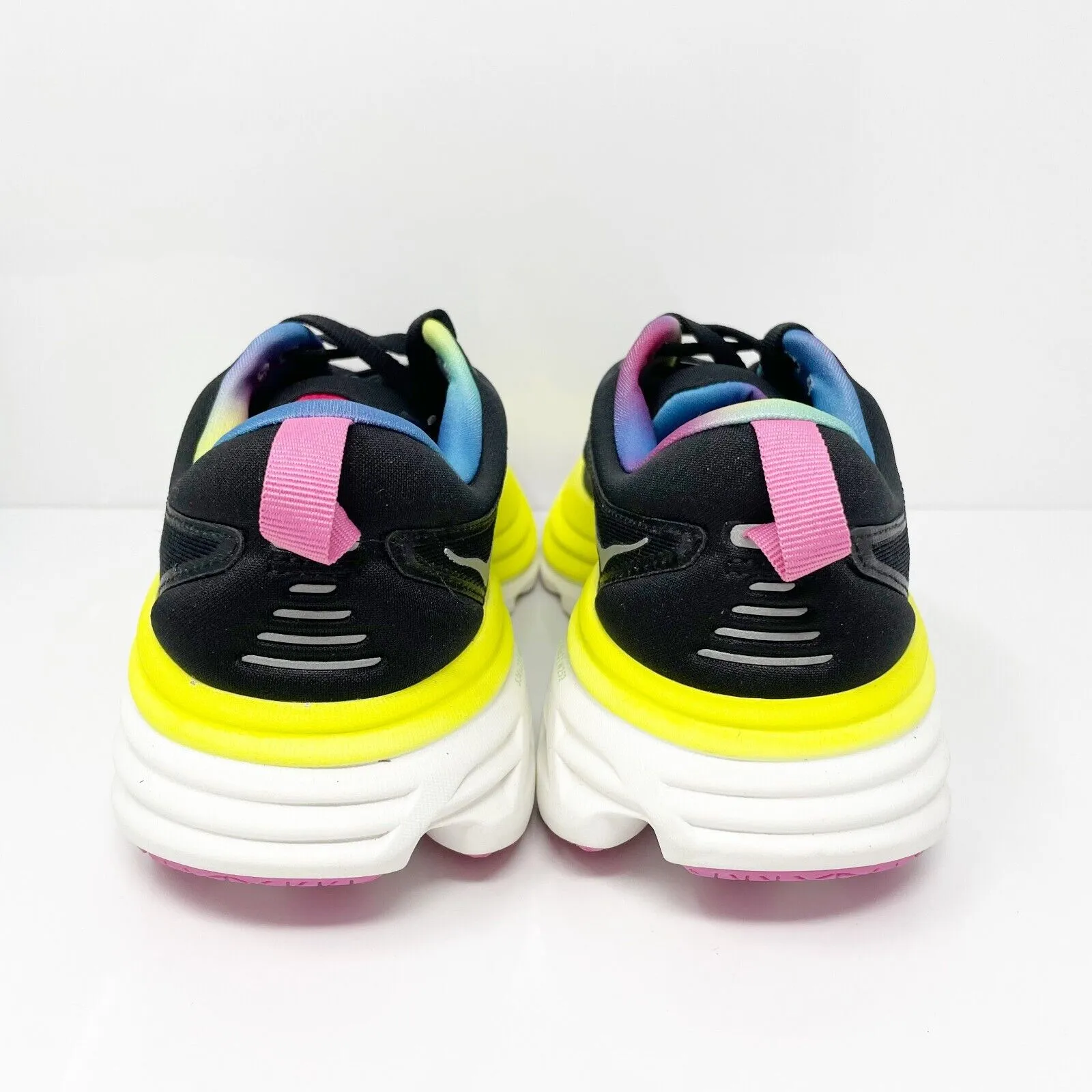 Hoka One One Womens Bondi 8 1127952 BCGL Black Running Shoes Sneakers Size 7 B