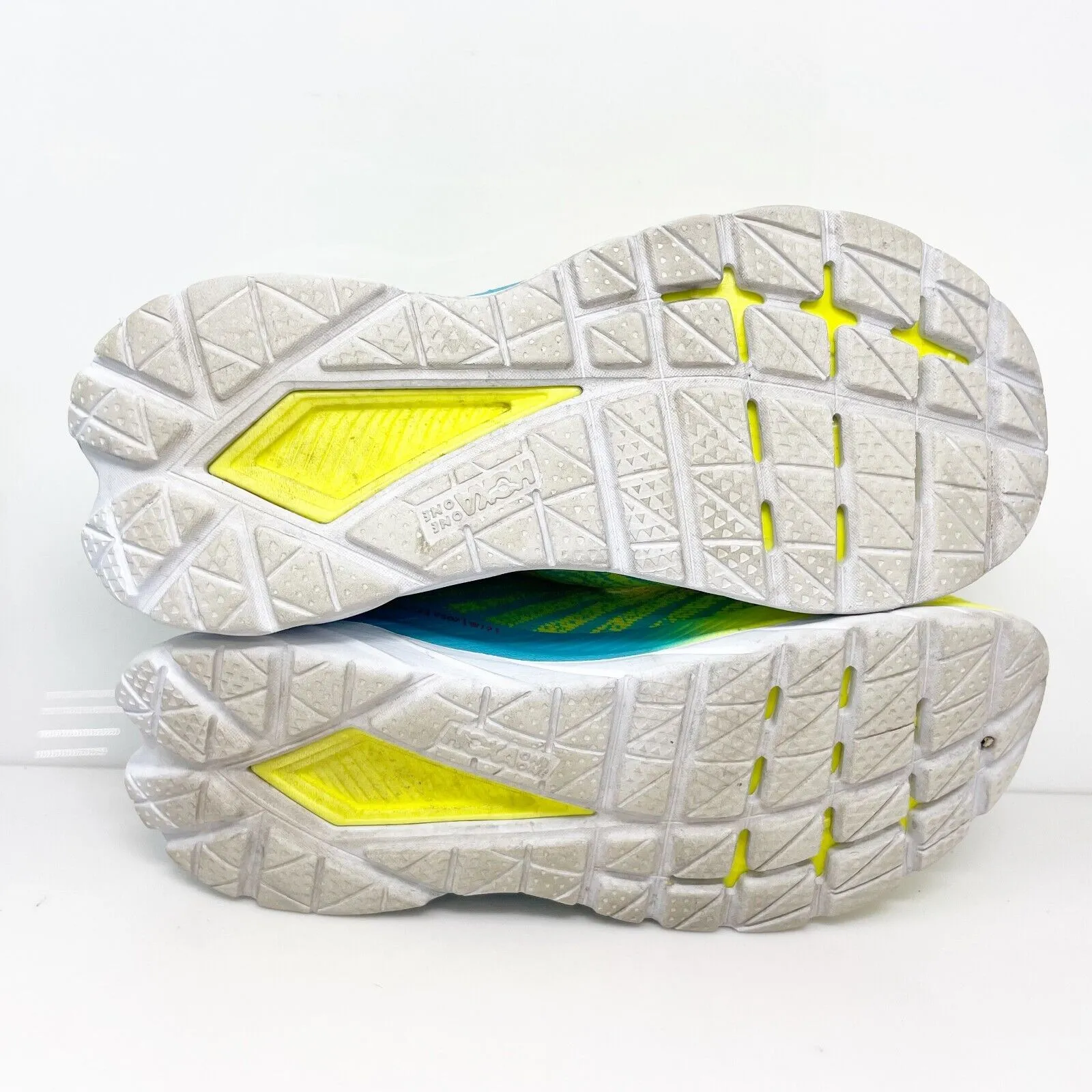 Hoka One One Womens Mach 5 1127894 EPSB Yellow Running Shoes Sneakers Size 9 B
