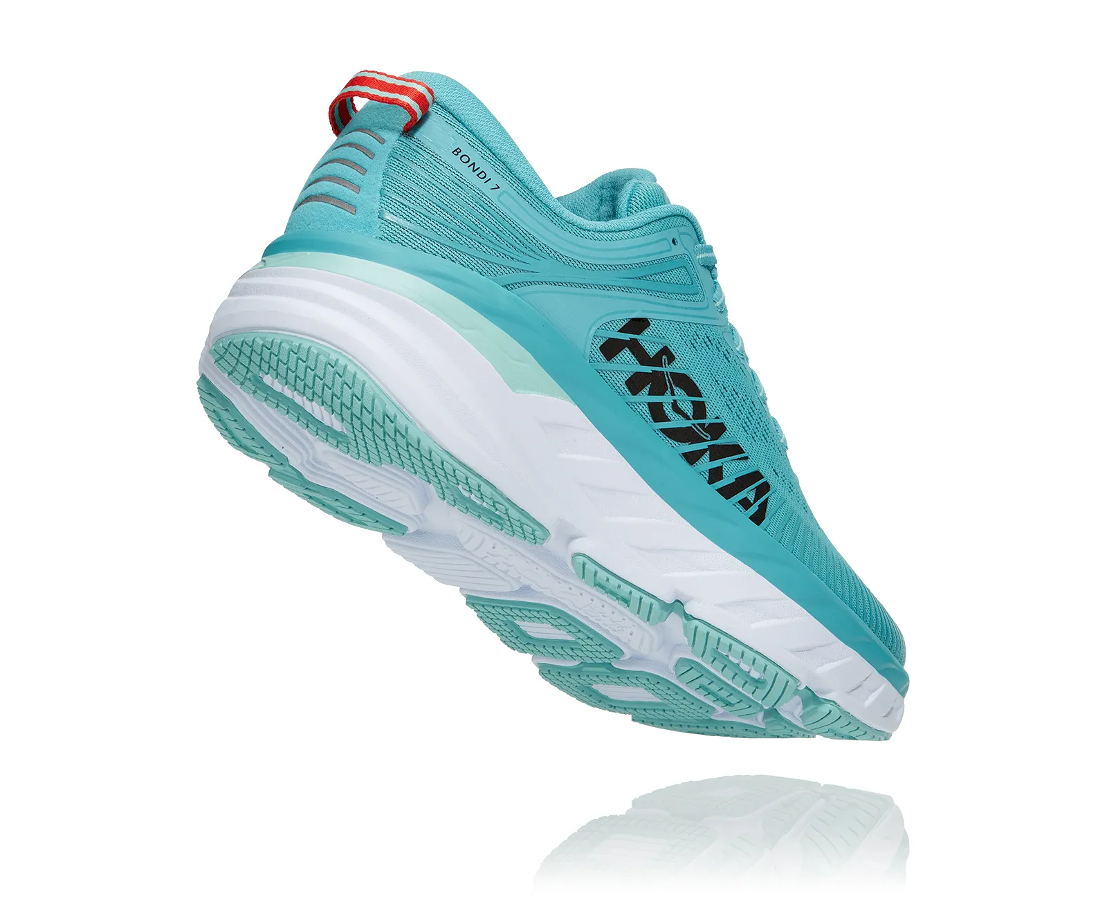 Hoka Womens Bondi 7 ***Wide Width***- Aquarelle/Eggshell Blue