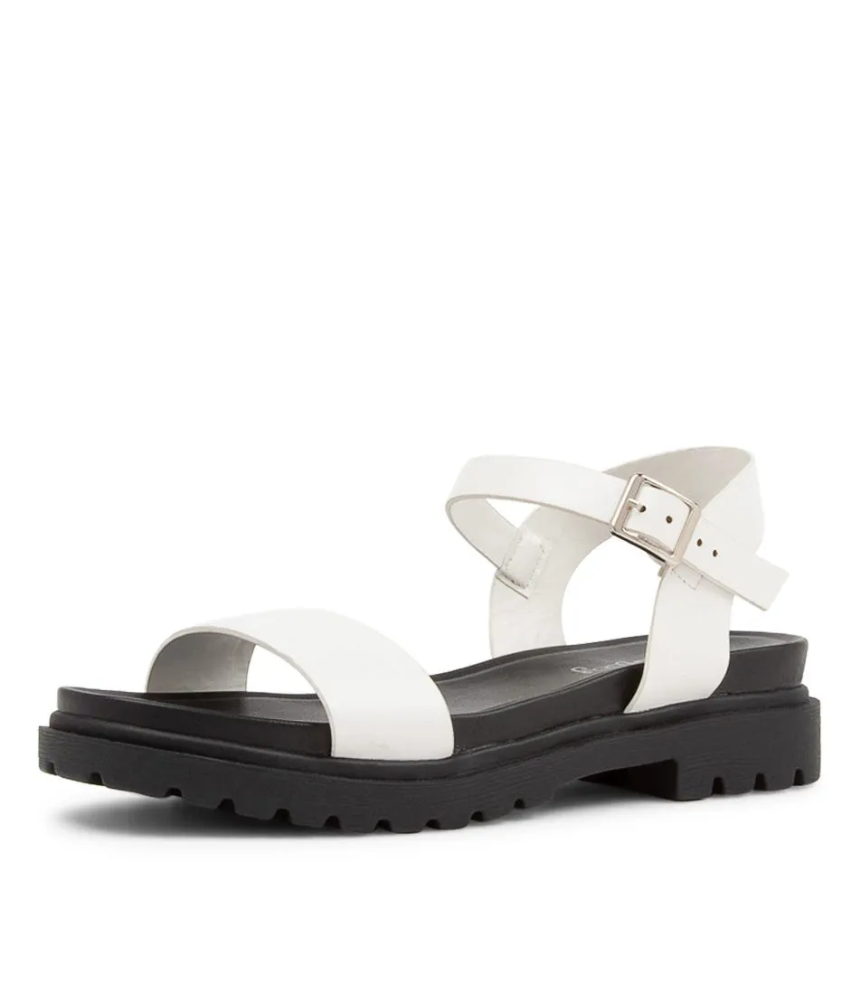 I LOVE BILLY Milliy White Sandals Bs