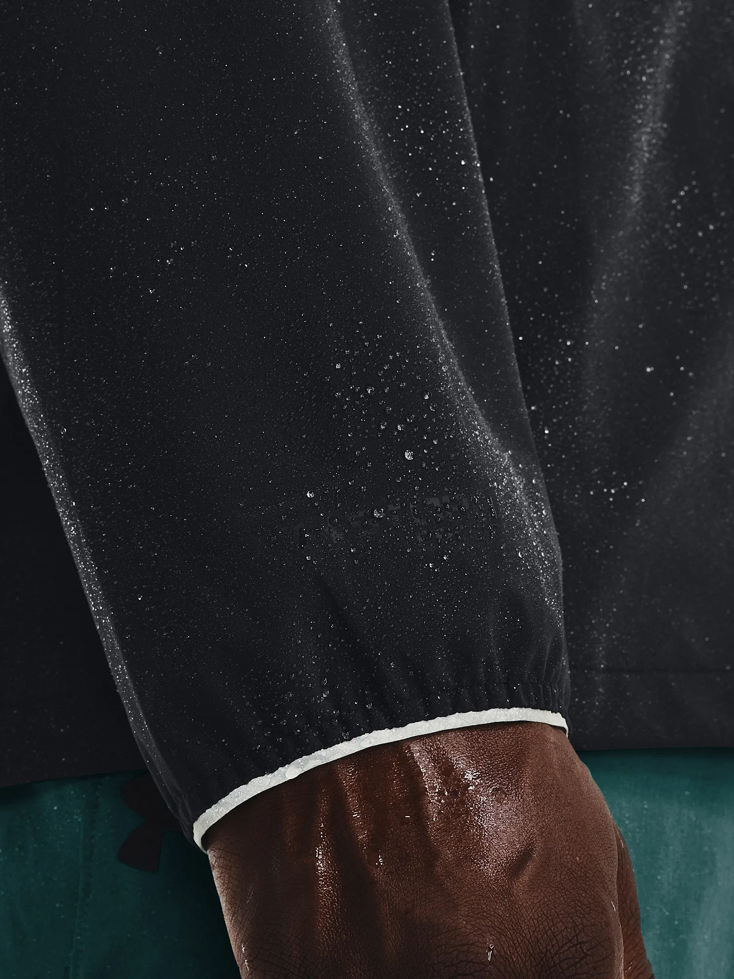 jacket Under Armour Stormproof Cloudstrike Stretch - Black/Pitch Gray - men´s