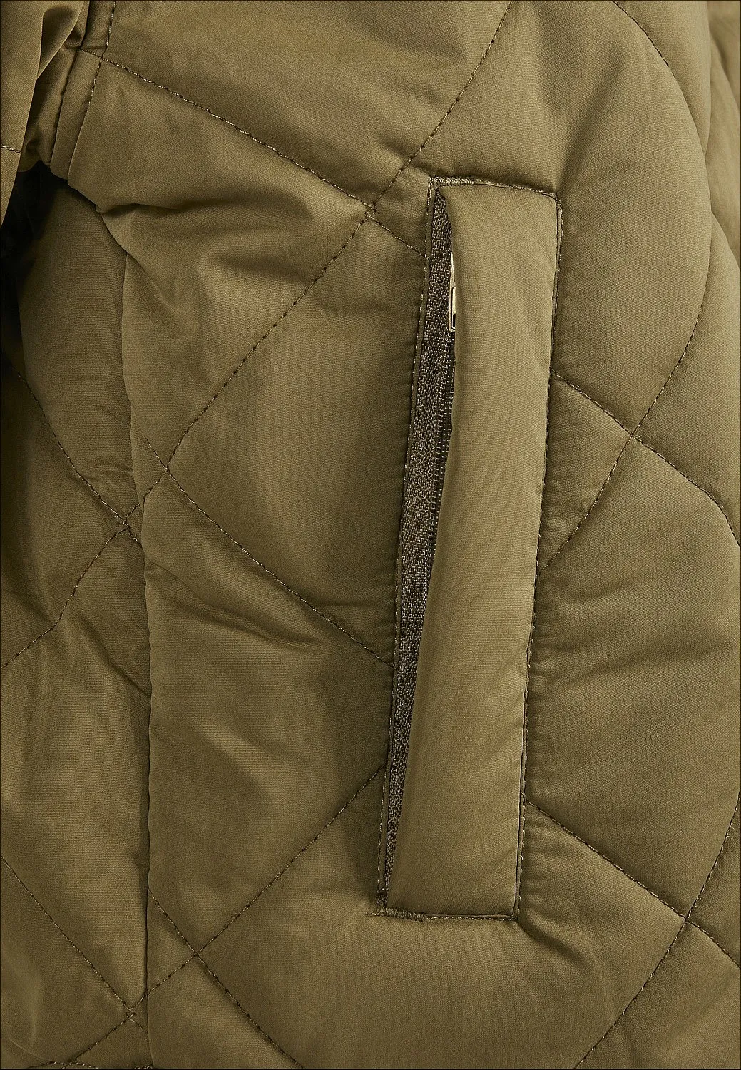 jacket Urban Classics Oversized Diamond Quilt Puffer/TB4552 - Tini/Olive - women´s