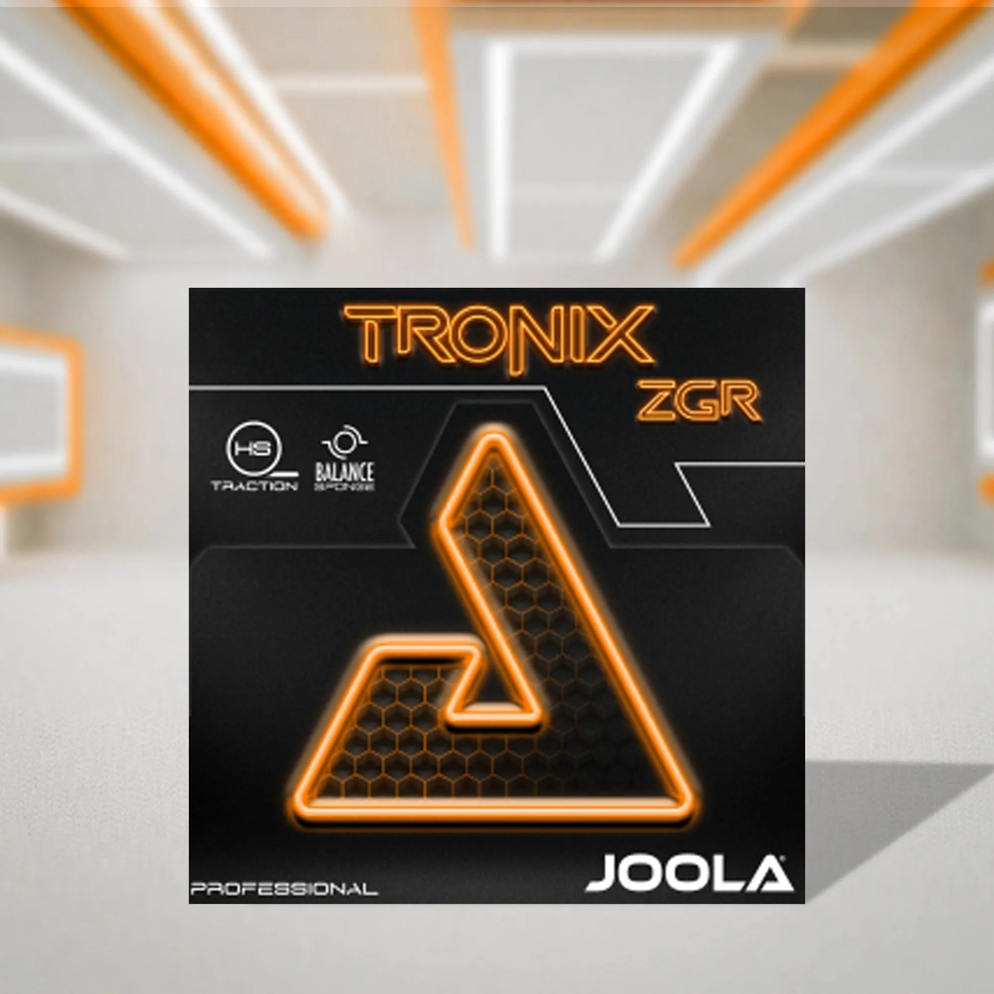 Joola Tronix ZGR Table Tennis Racquet Rubber - Black